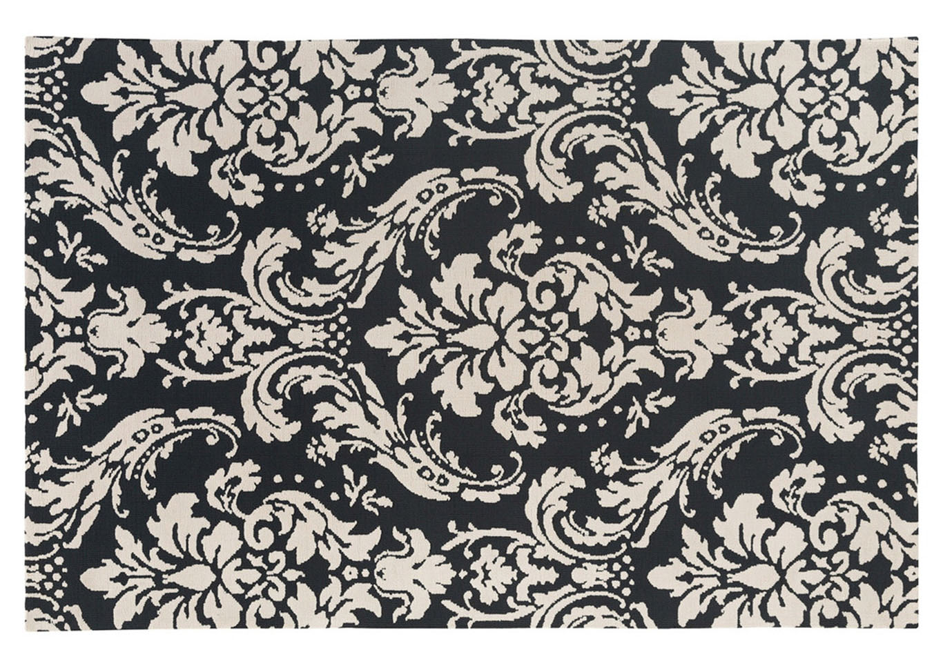 Annette Black Area Rug,Surya