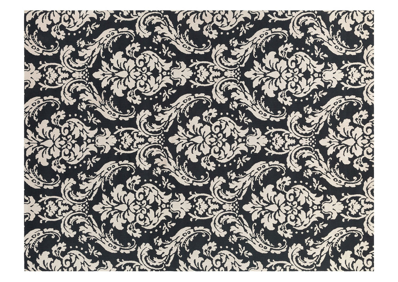 Annette Black Area Rug,Surya