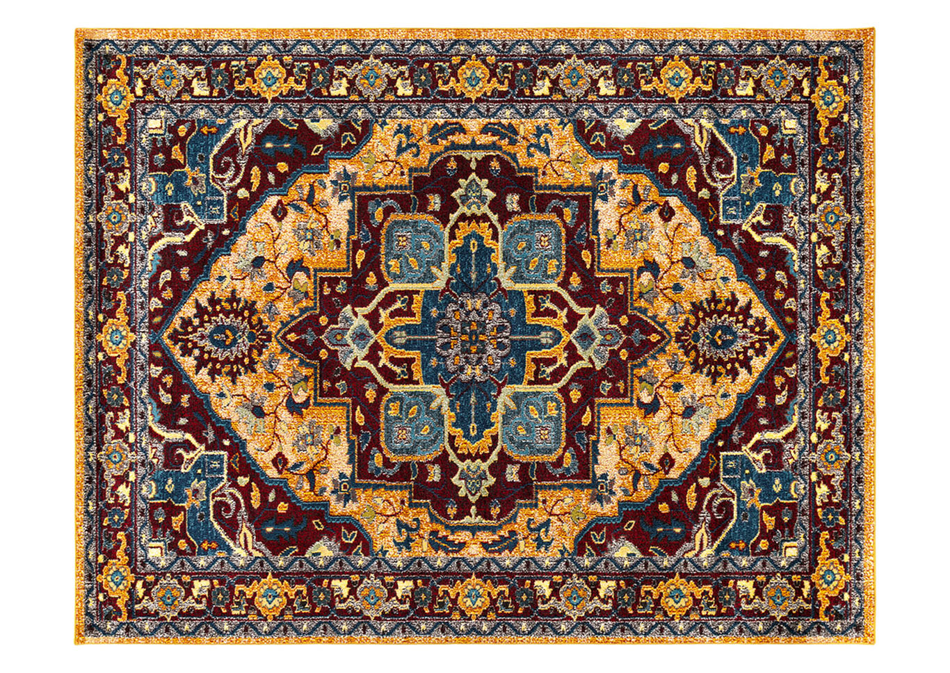 Anika Red Area Rug,Surya