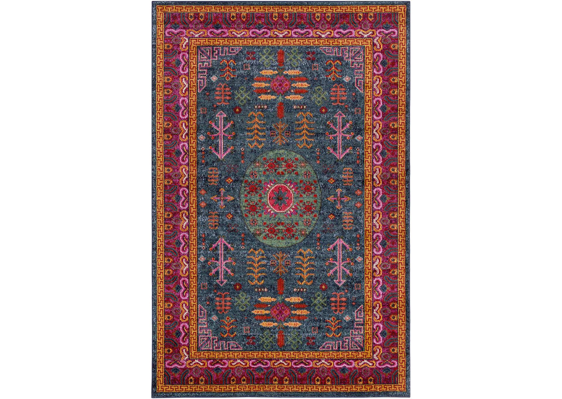 Anika Blue Area Rug,Surya