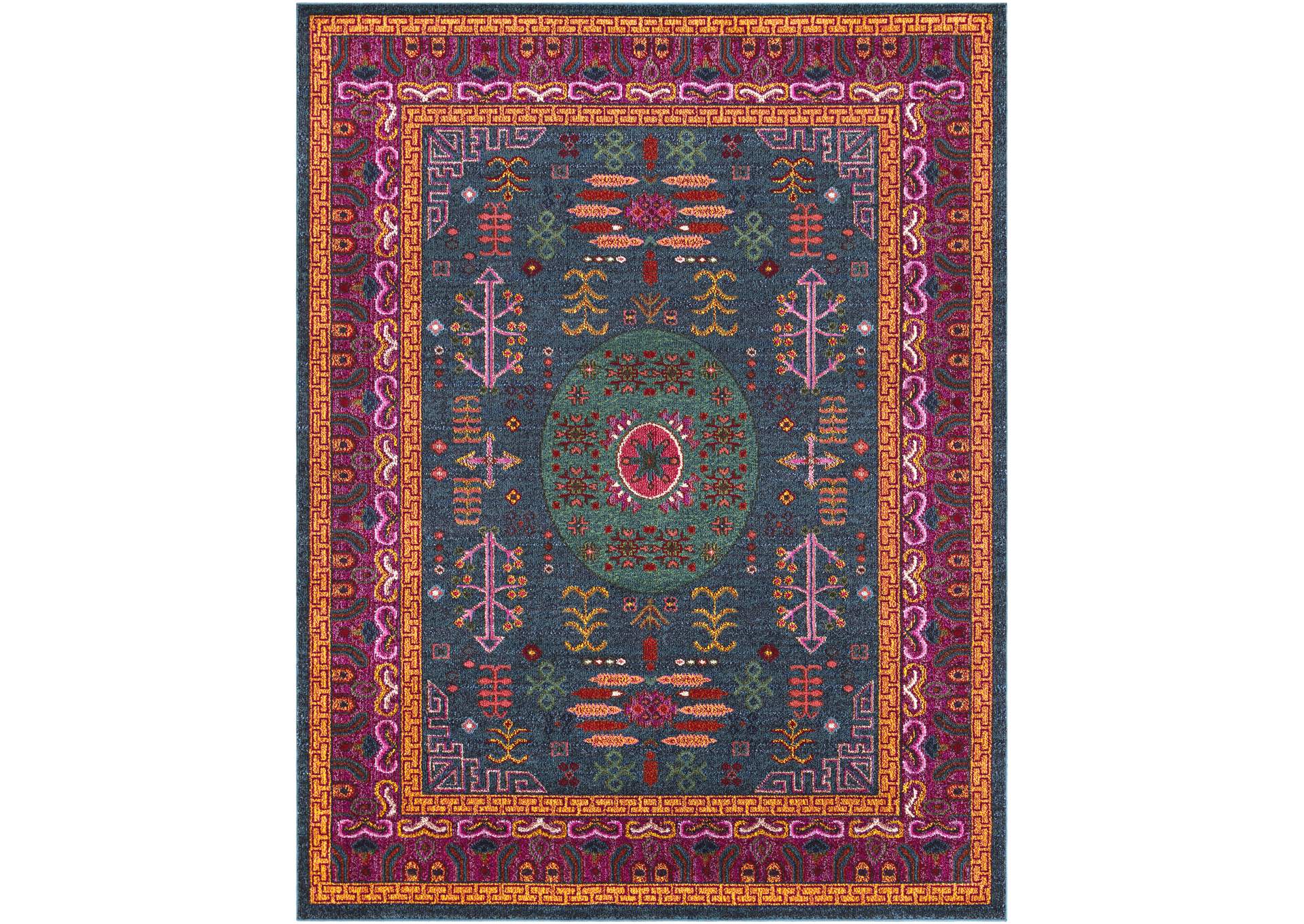 Anika Blue Area Rug,Surya