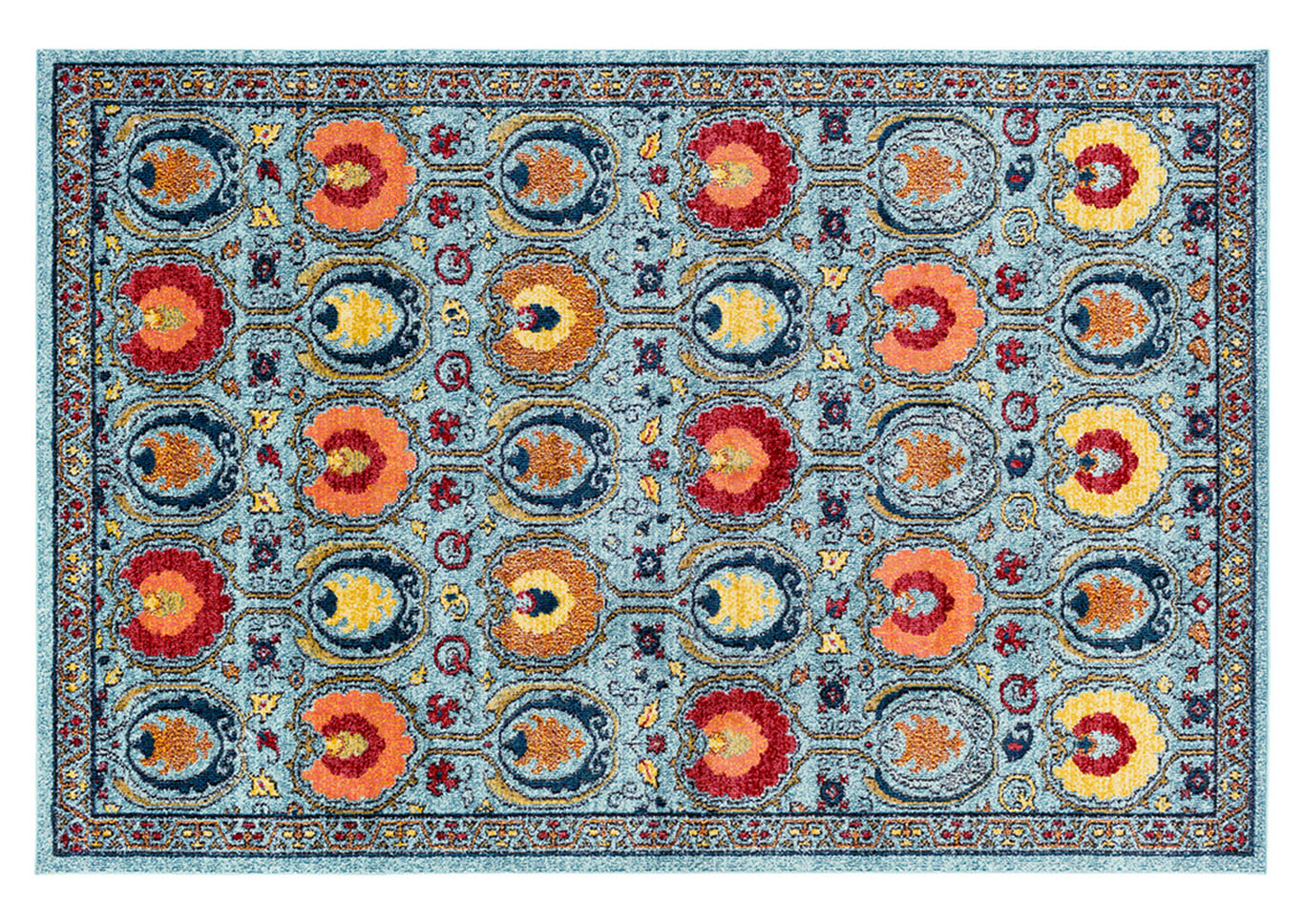 Anika Blue Area Rug,Surya