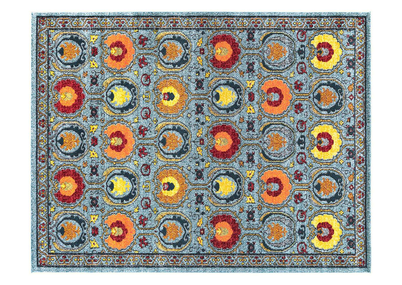 Anika Blue Area Rug,Surya