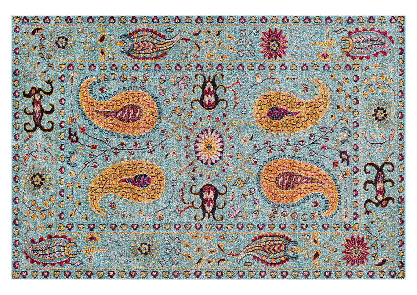Anika Blue Area Rug,Surya