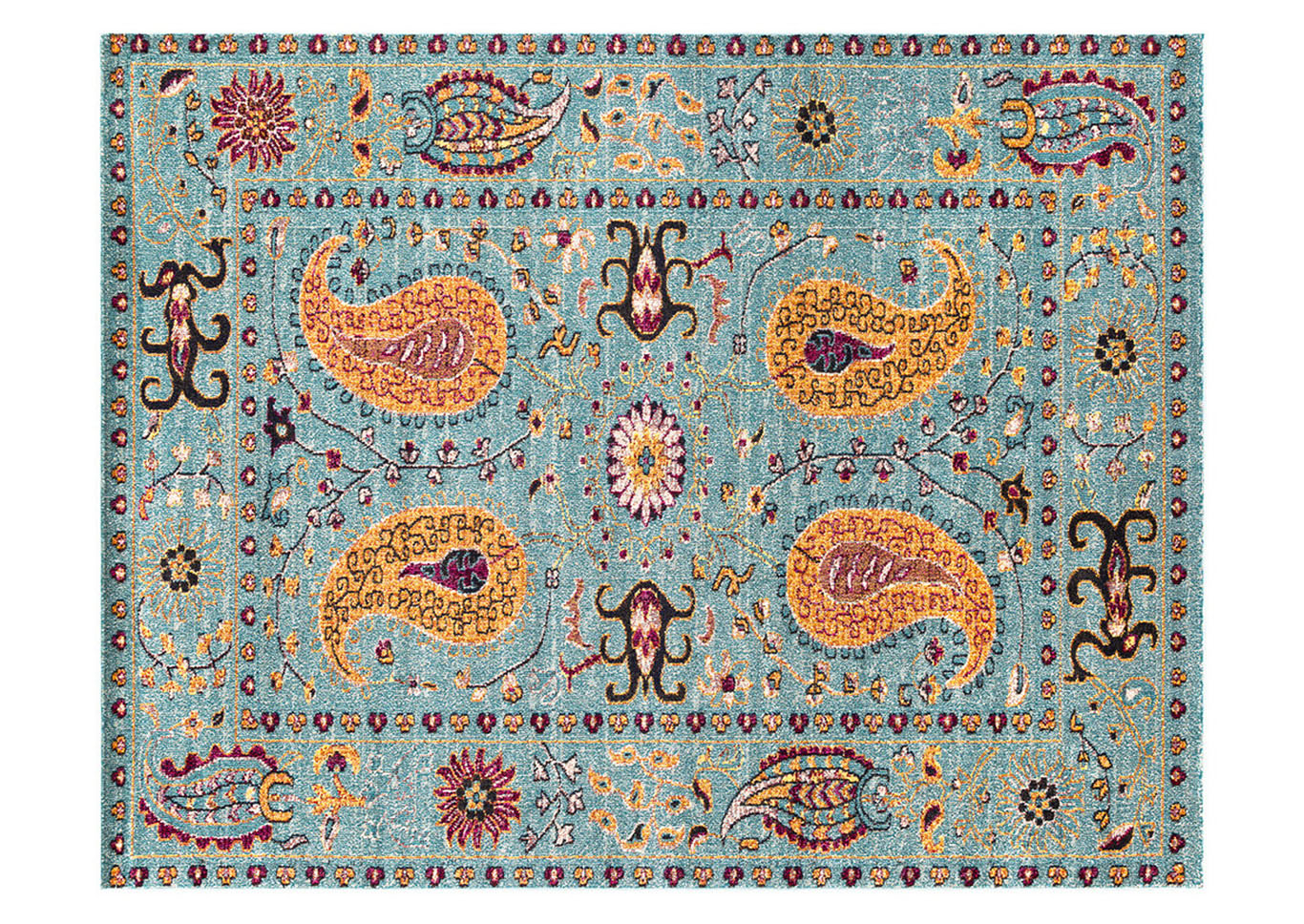 Anika Blue Area Rug,Surya