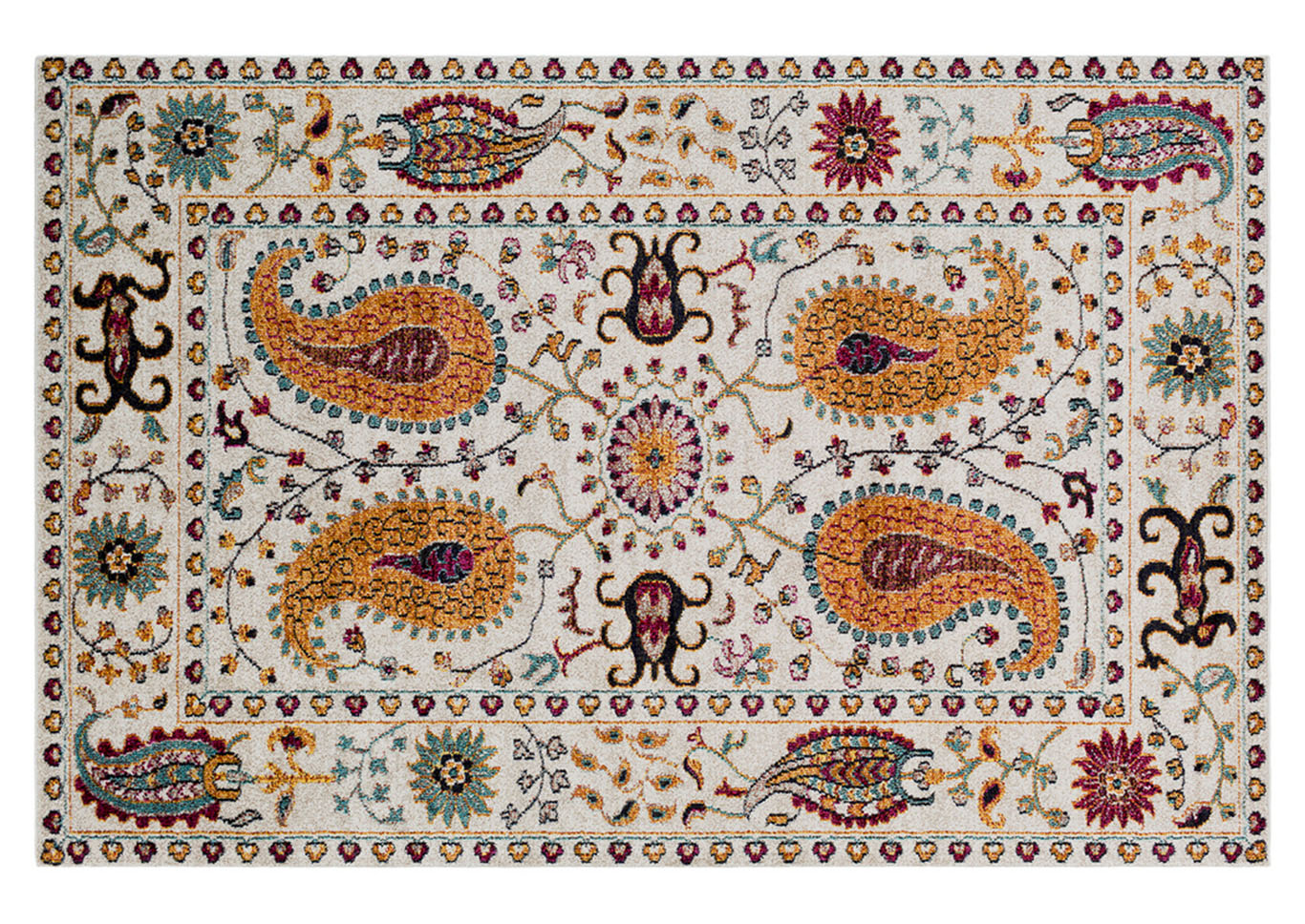 Anika Neutral Area Rug,Surya