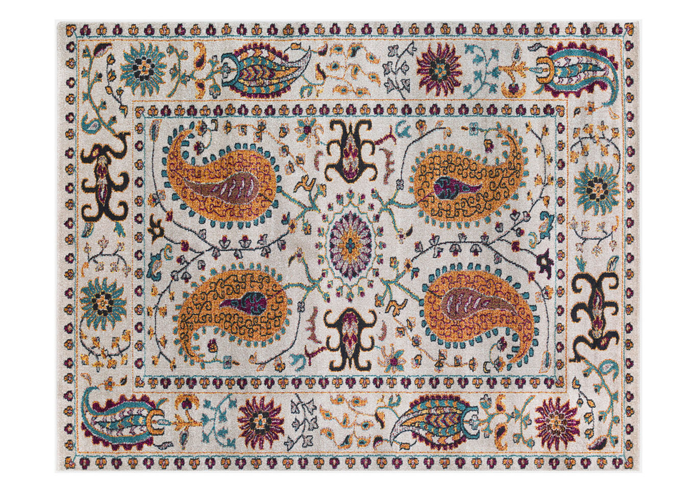 Anika Neutral Area Rug,Surya