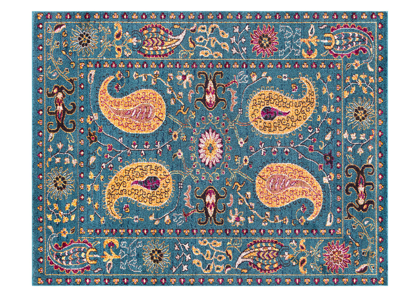 Anika Blue Area Rug,Surya