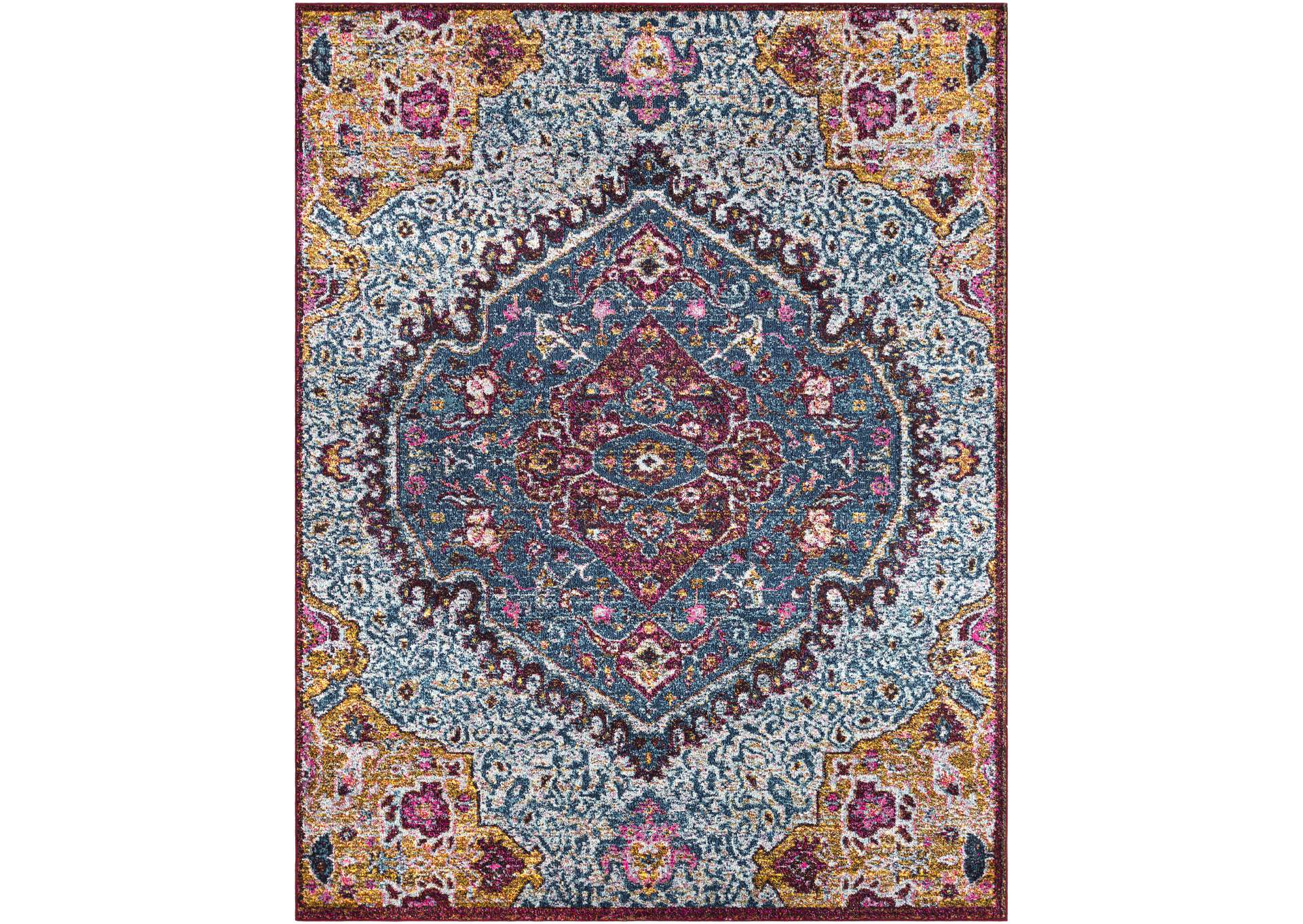Anika Blue Area Rug,Surya