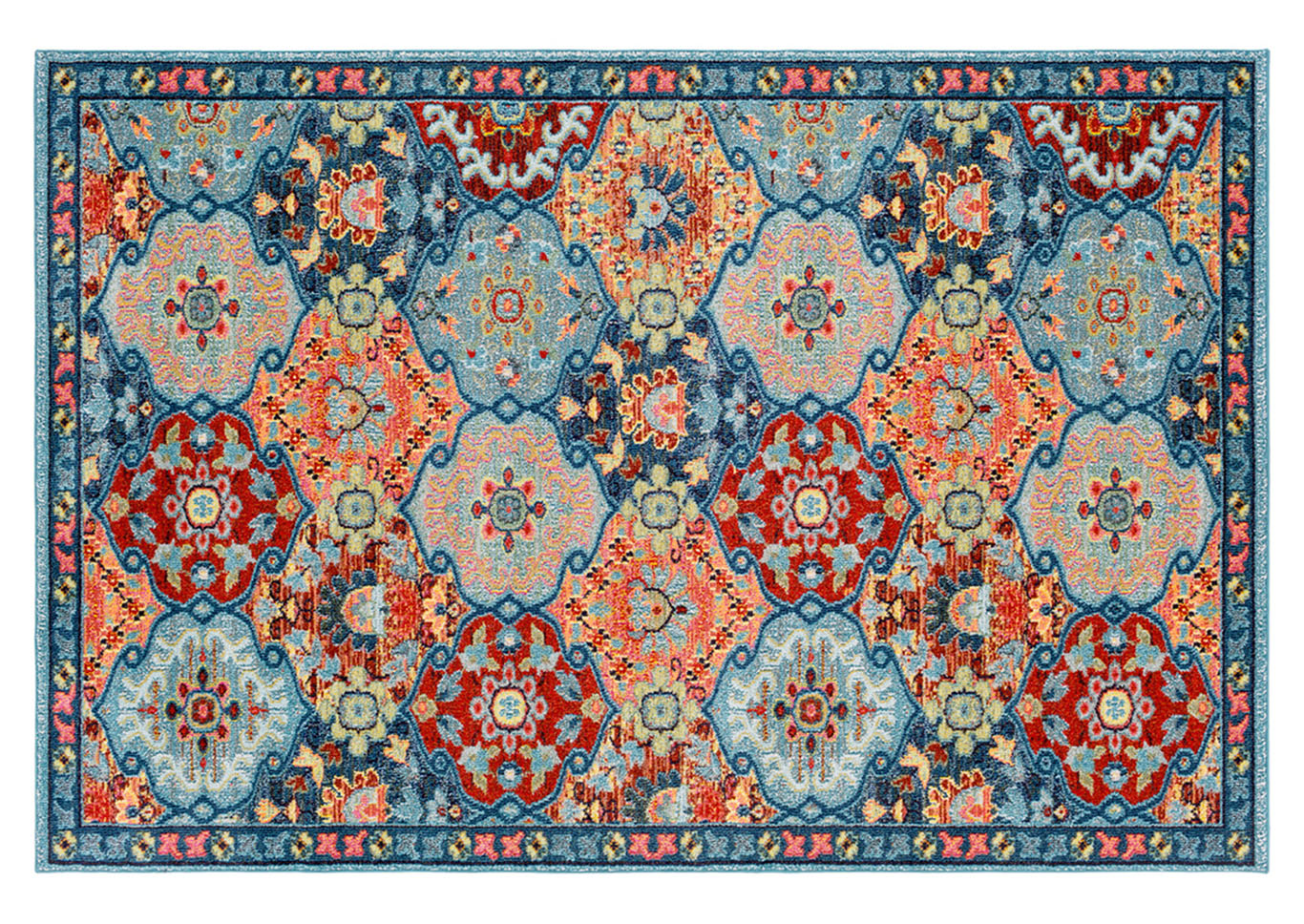 Anika Blue Area Rug,Surya