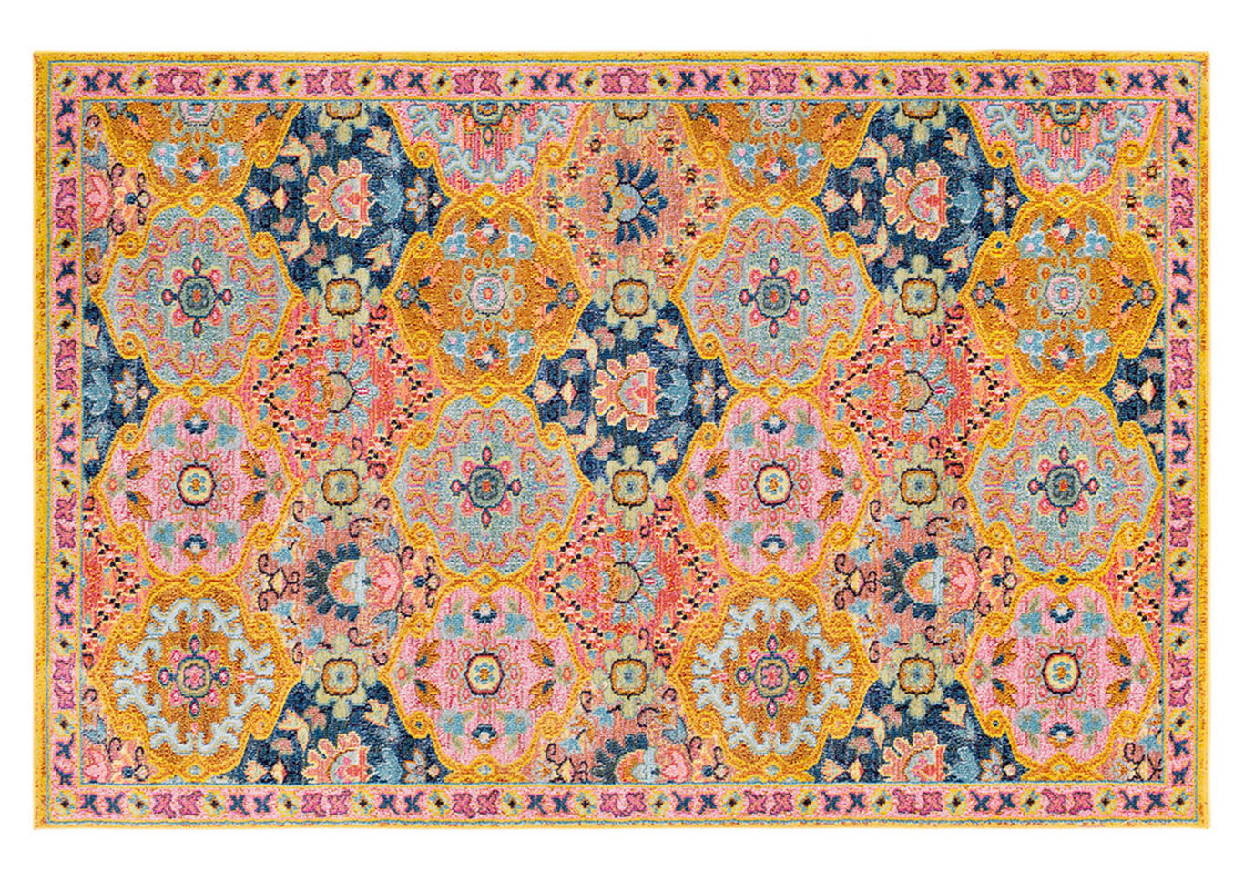 Anika Yellow Area Rug,Surya