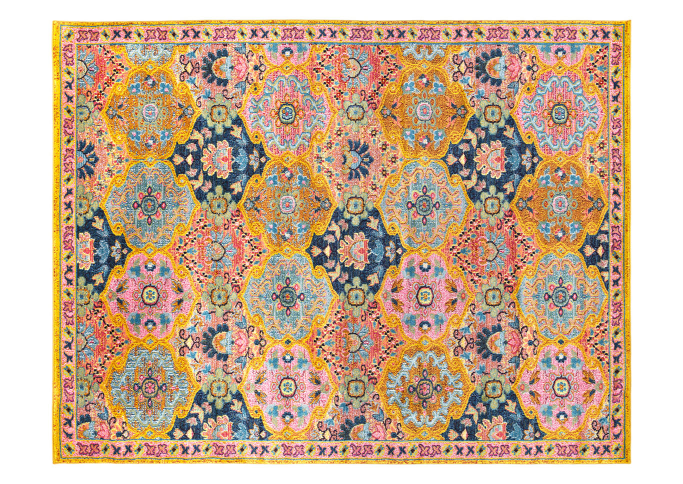 Anika Yellow Area Rug,Surya