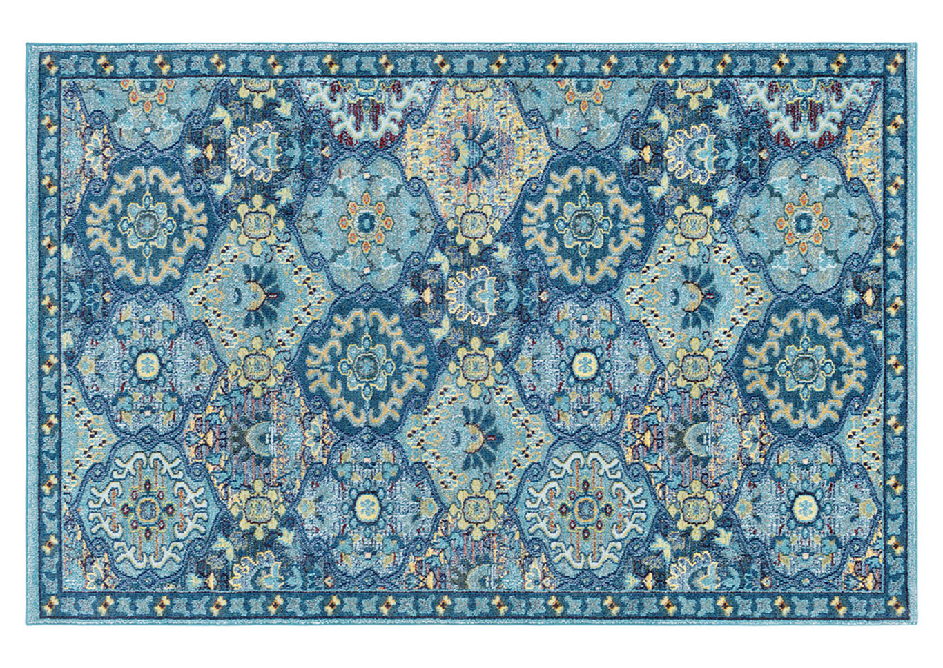Anika Blue Area Rug,Surya