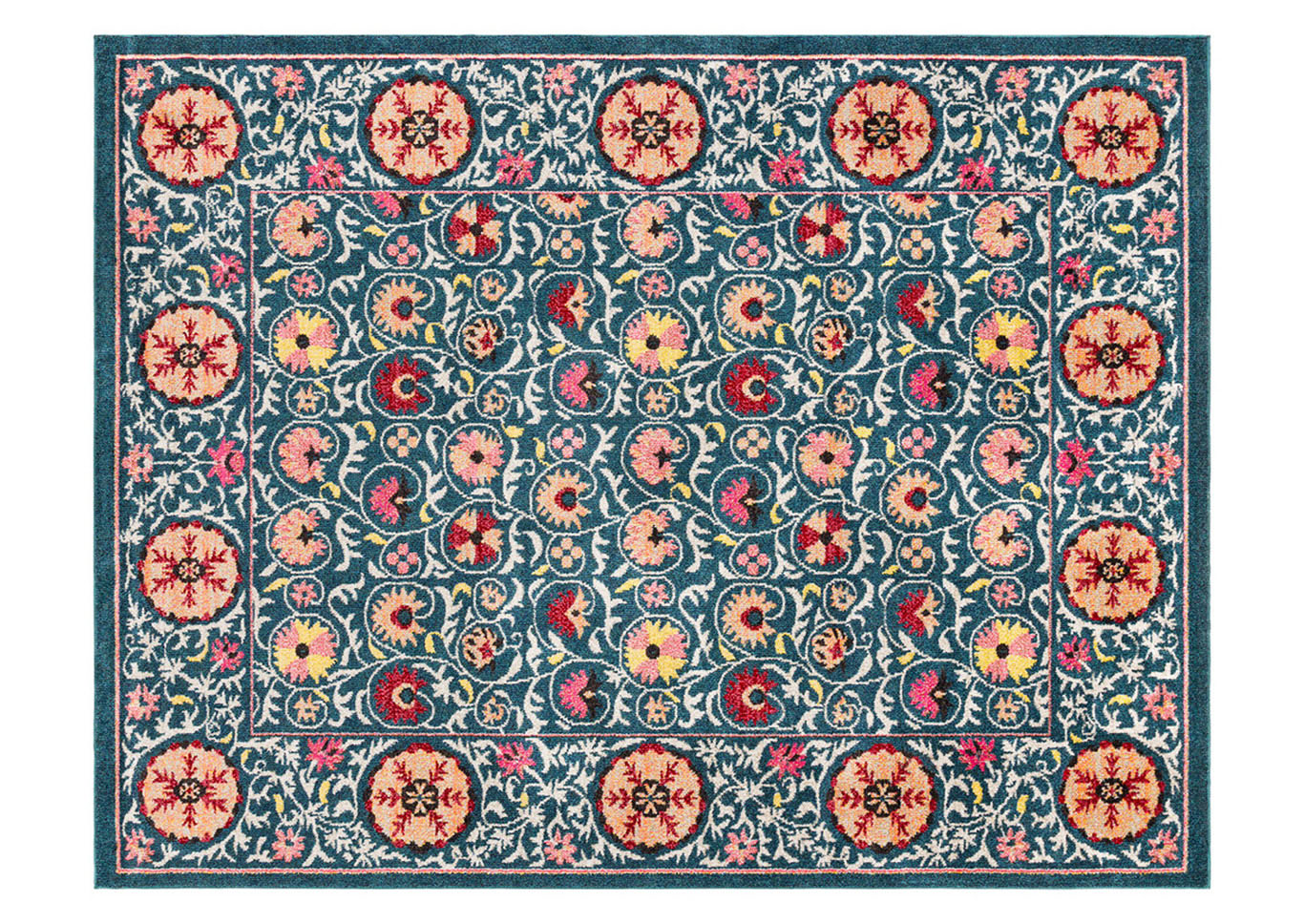 Anika Blue Area Rug,Surya