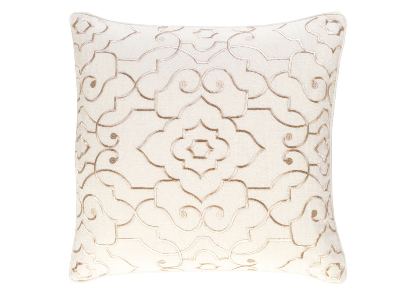 Adagio Off-White Pillow Cover,Surya