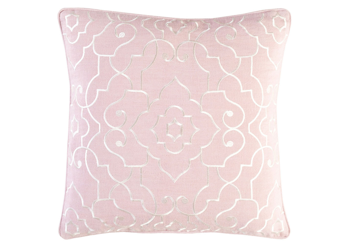 Adagio Pink Pillow w/Down Insert,Surya