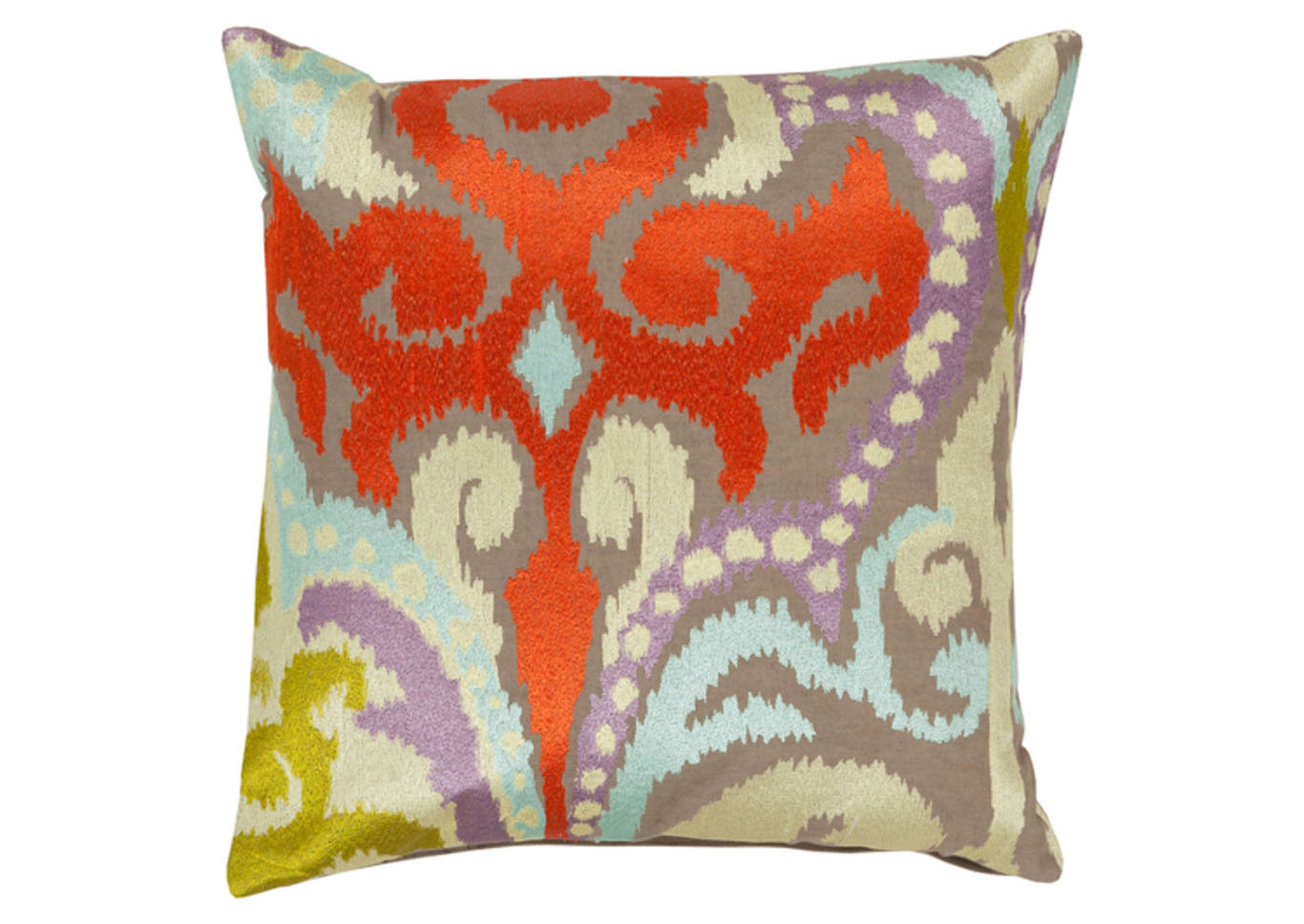 Ara Brown Pillow Cover,Surya