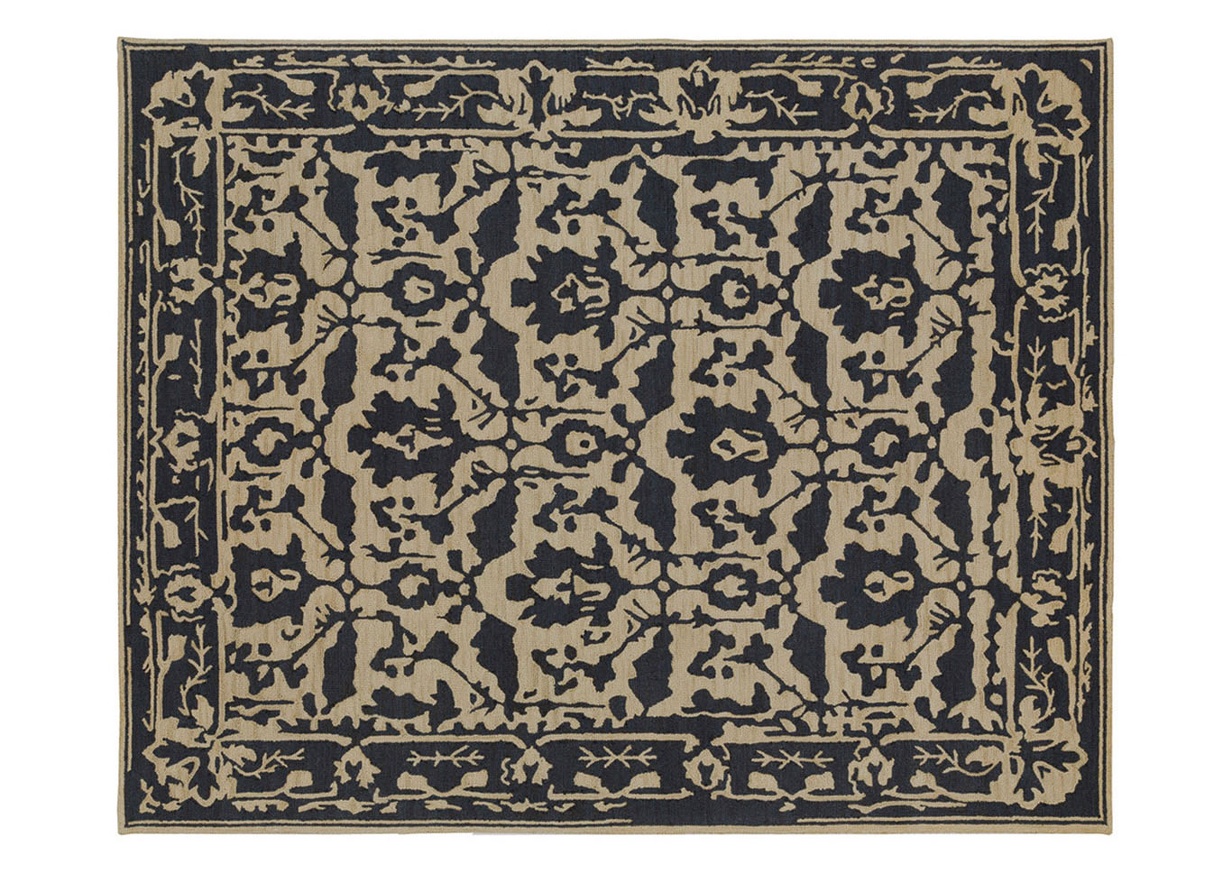 Armelle Black Area Rug,Surya