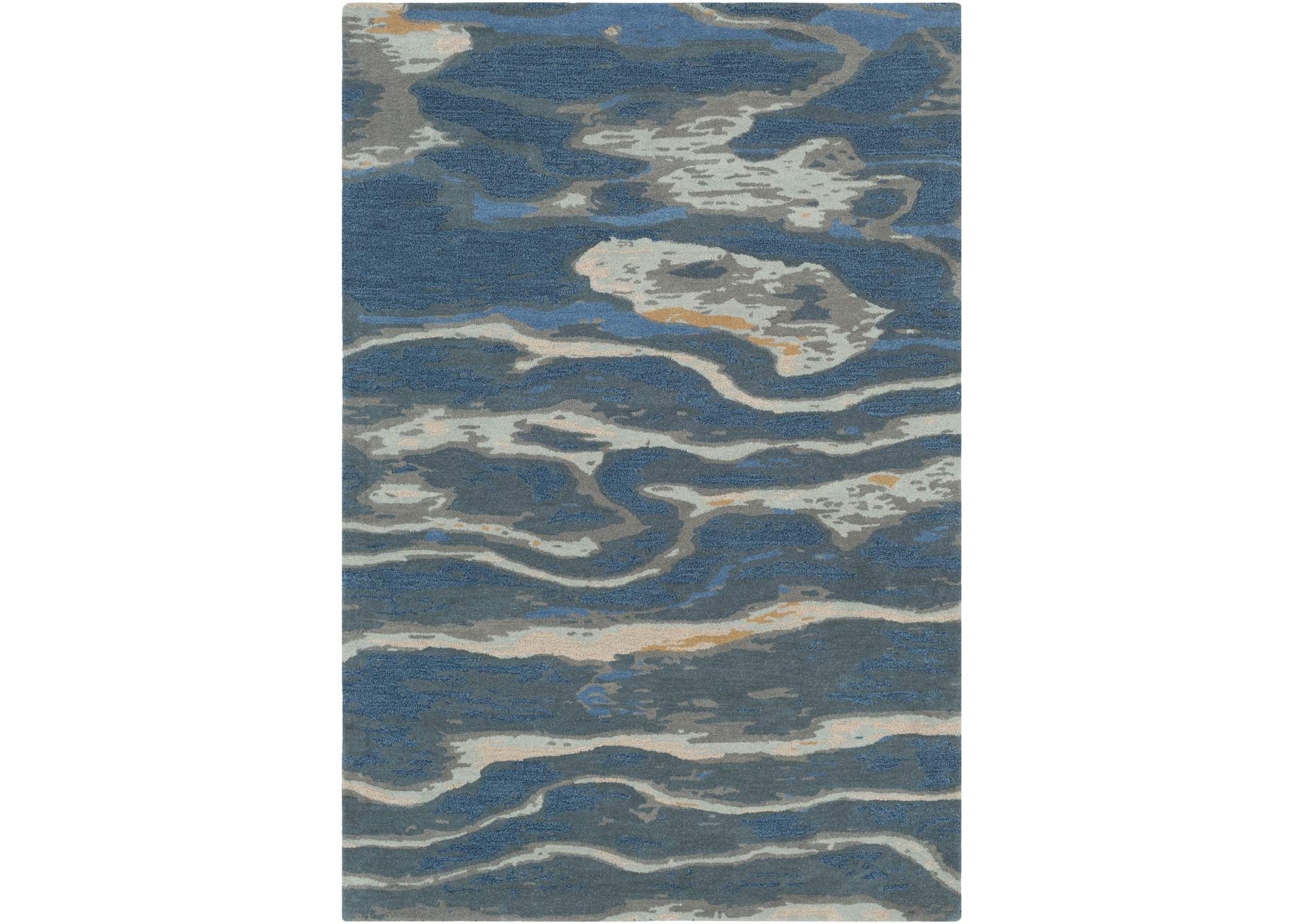 Artist Studio Blue Area Rug,Surya
