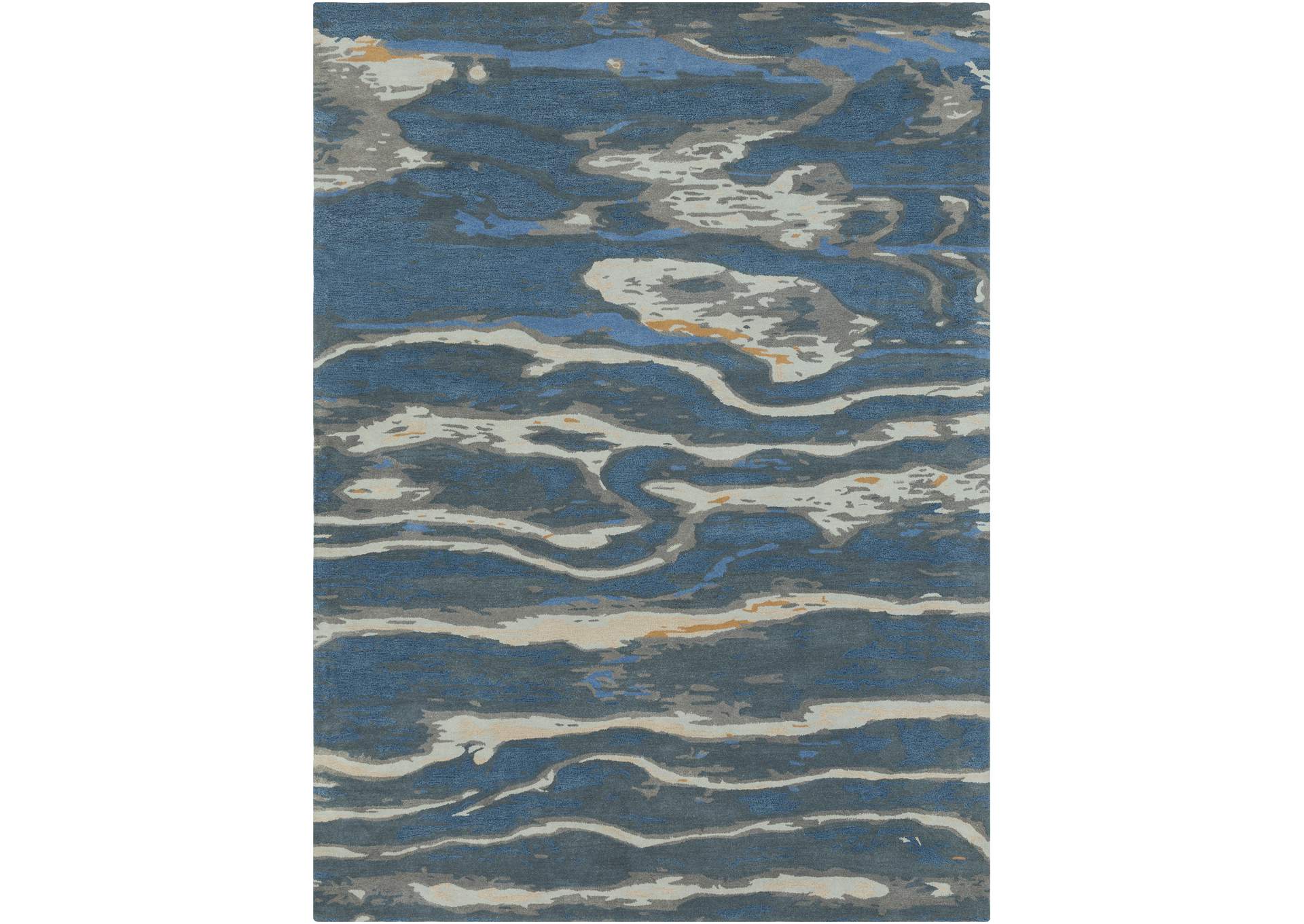 Artist Studio Blue Area Rug,Surya