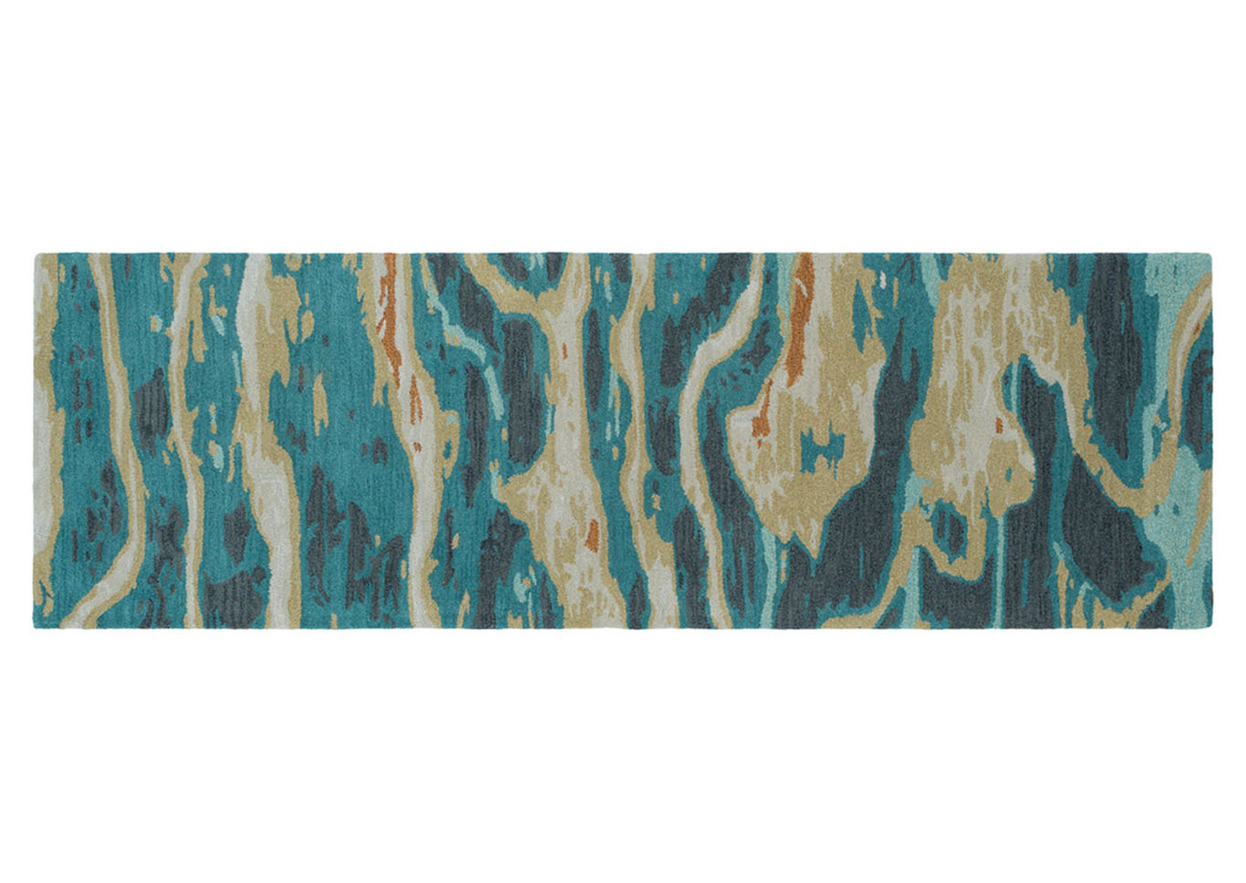 Artist Studio Green Runner,Surya