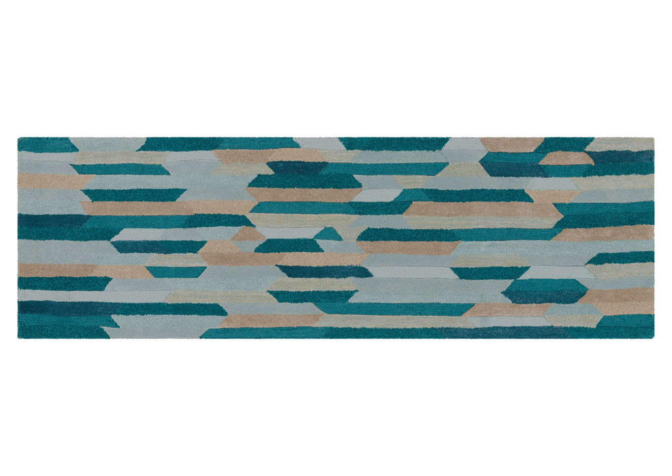 Artist Studio Green Runner,Surya