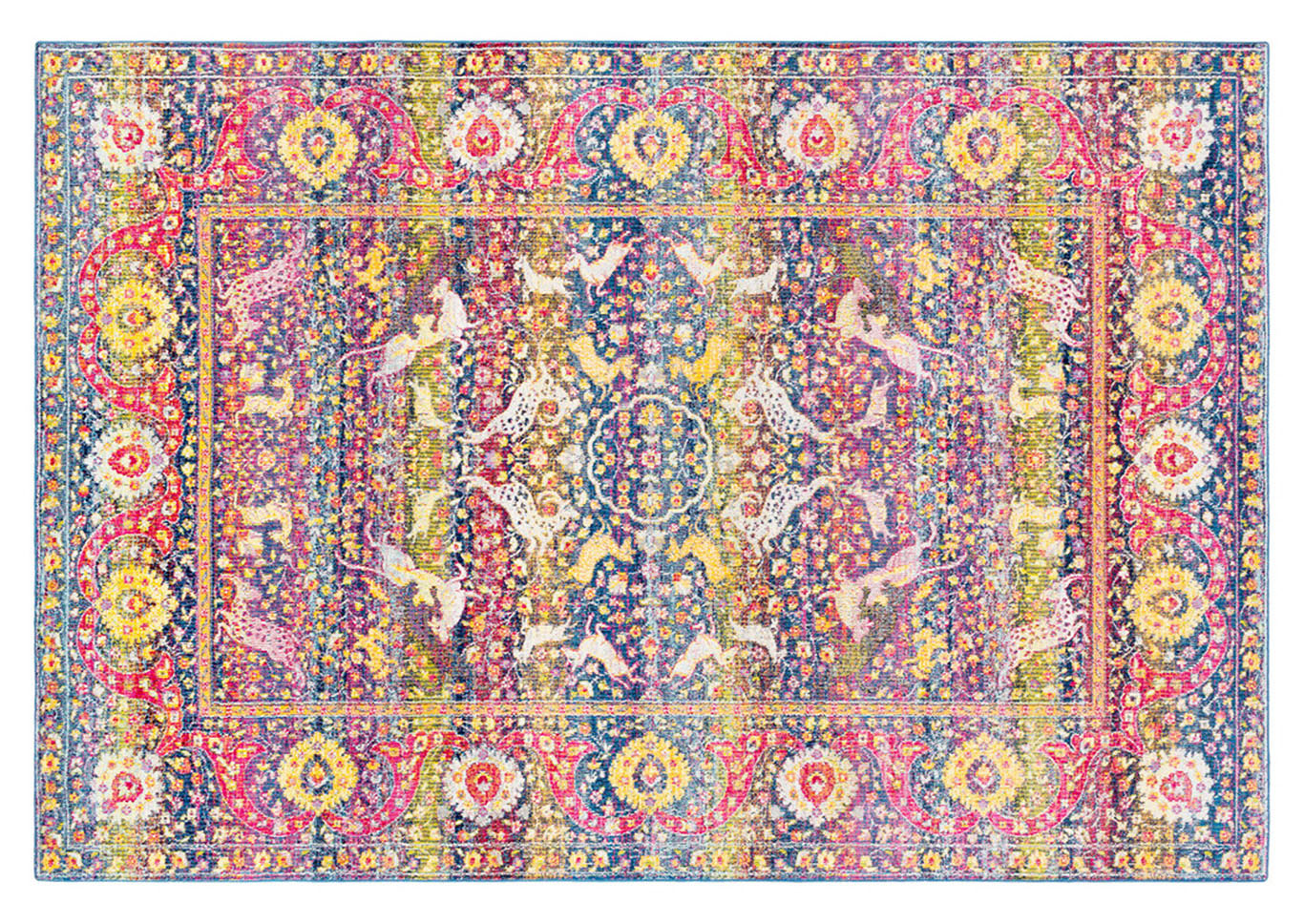 Aura Silk Pink Area Rug,Surya