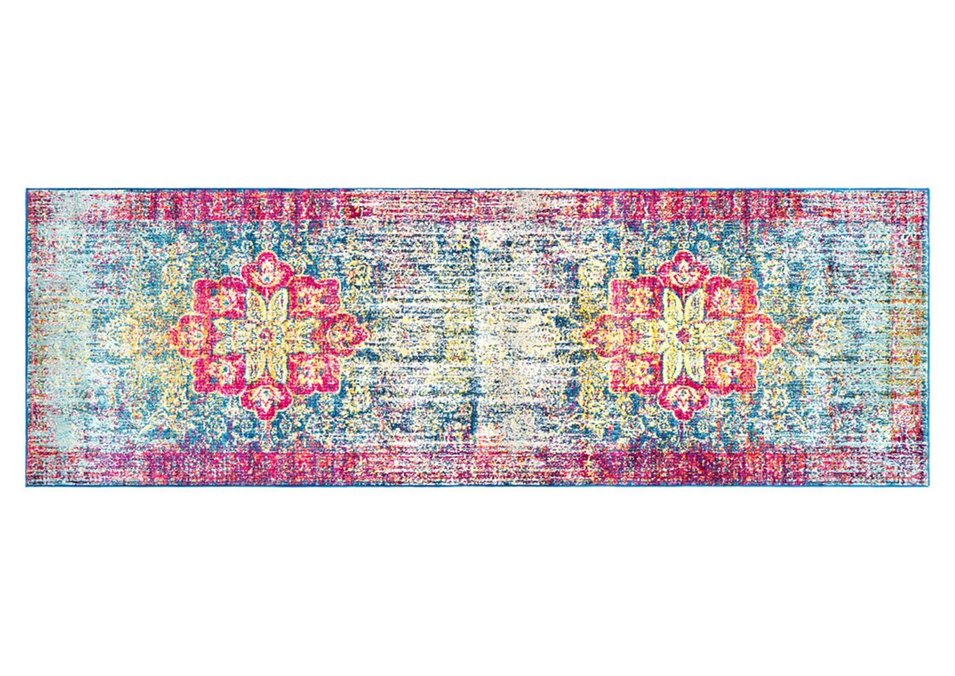 Aura Silk Pink Runner,Surya