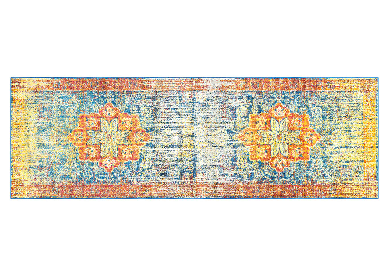 Aura Silk Yellow Runner,Surya