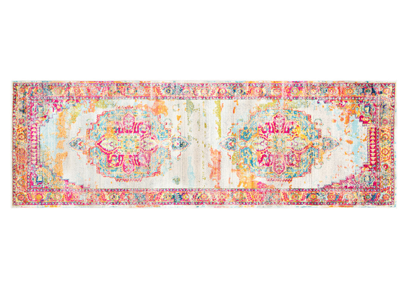Aura Silk Pink Runner,Surya