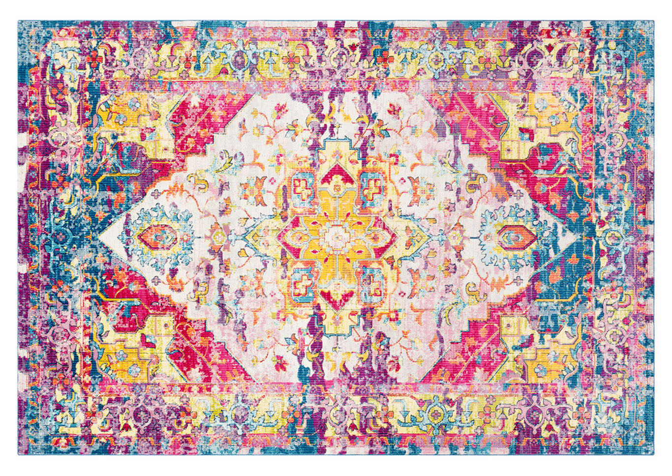 Aura Silk Pink Area Rug,Surya