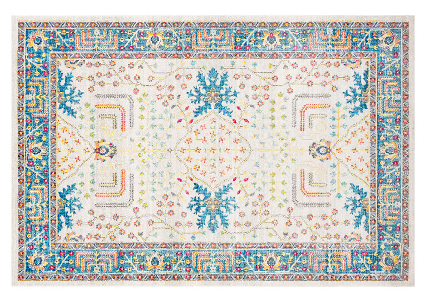 Aura Silk Blue Area Rug,Surya
