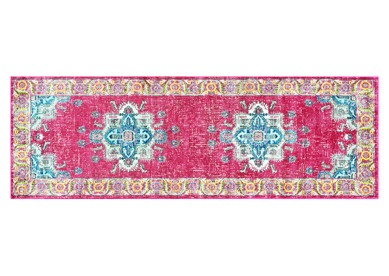 Aura Silk Pink Runner,Surya