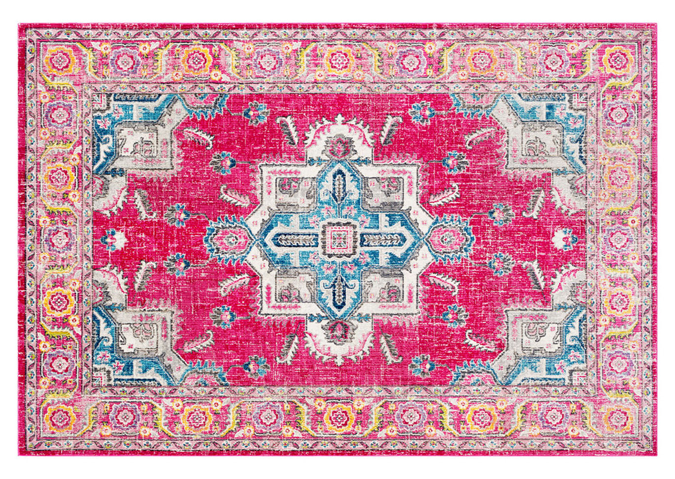 Aura Silk Pink Area Rug,Surya