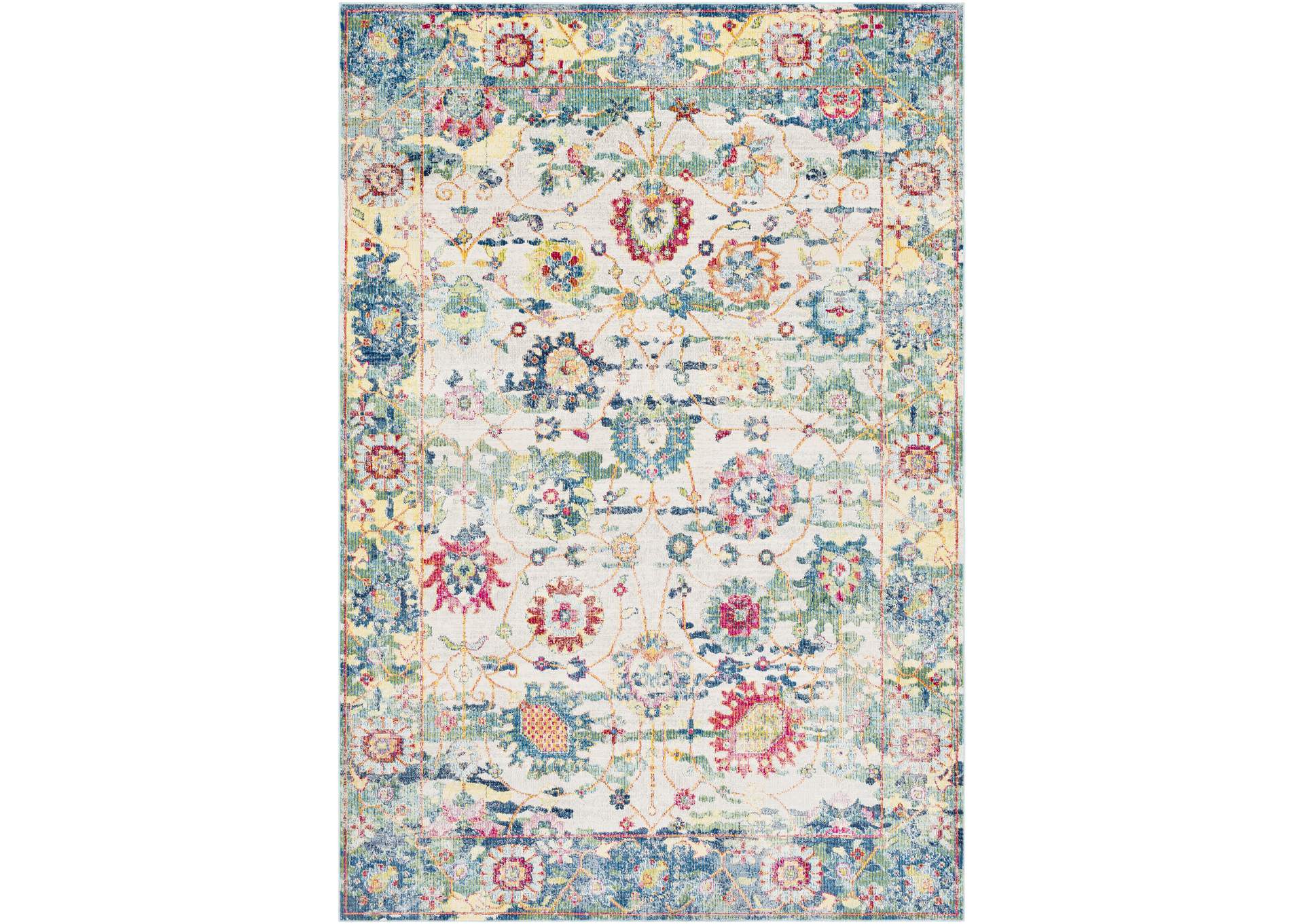 Aura Silk Blue Area Rug,Surya