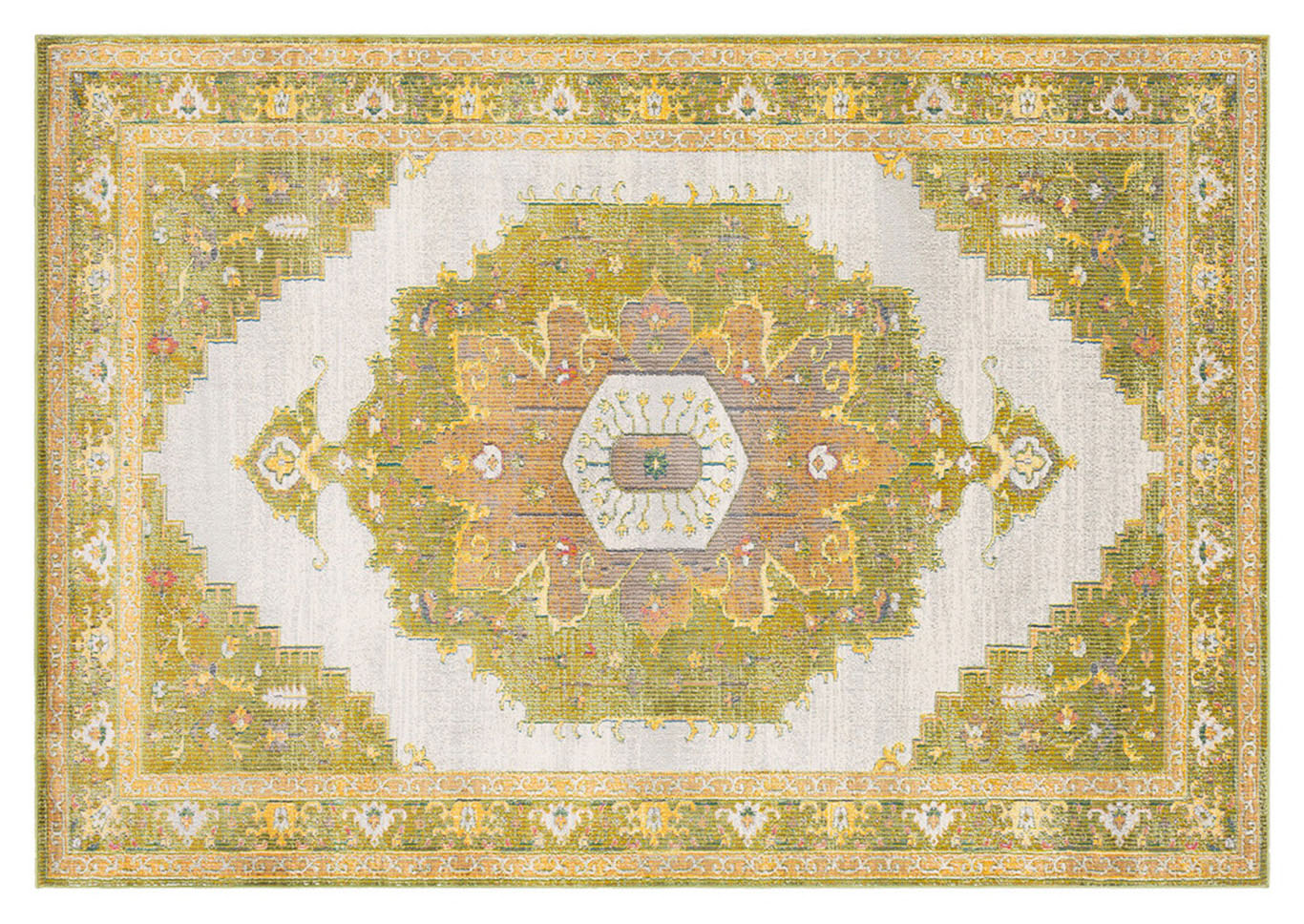 Aura Silk Green Area Rug,Surya