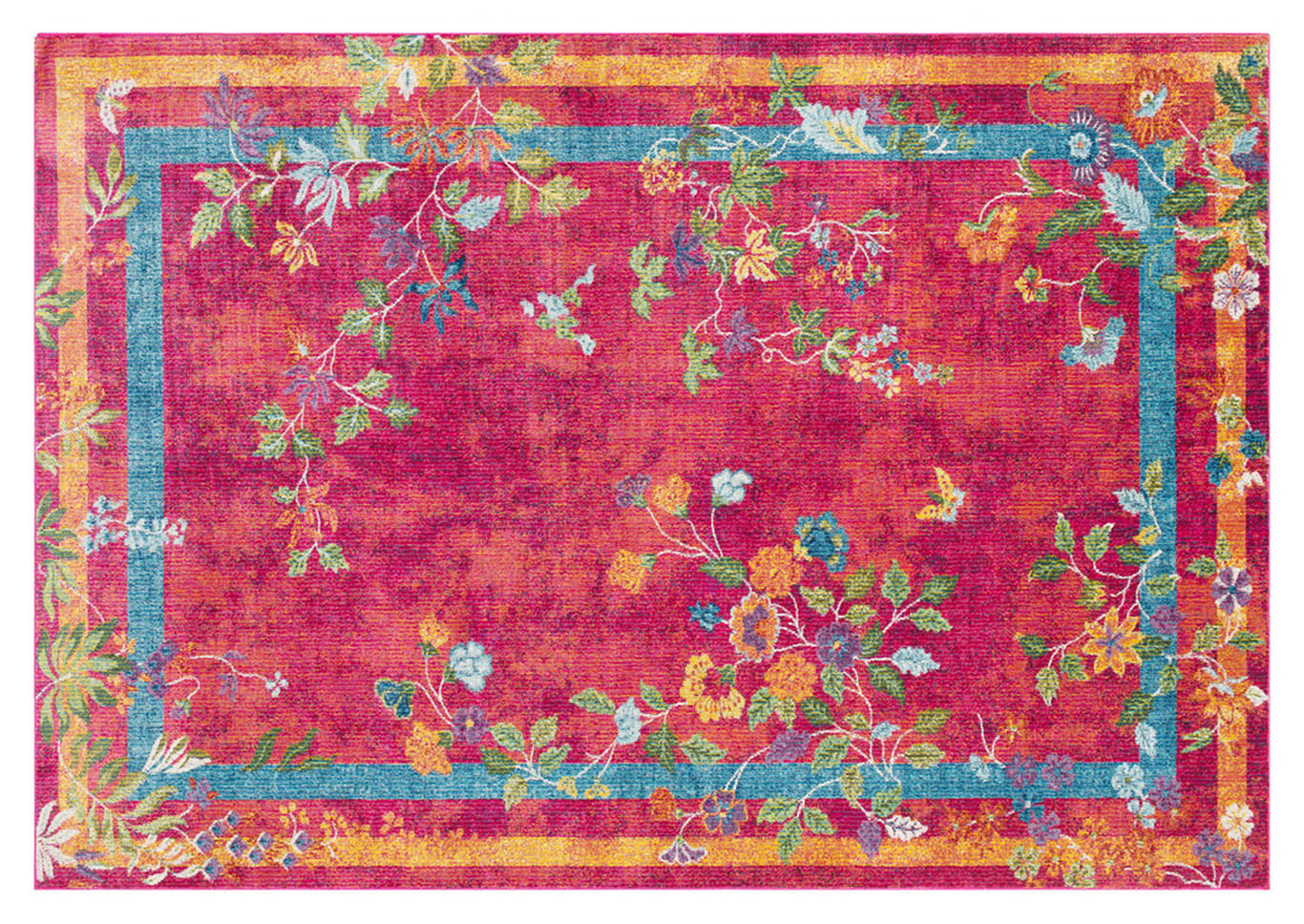 Aura Silk Pink Area Rug,Surya