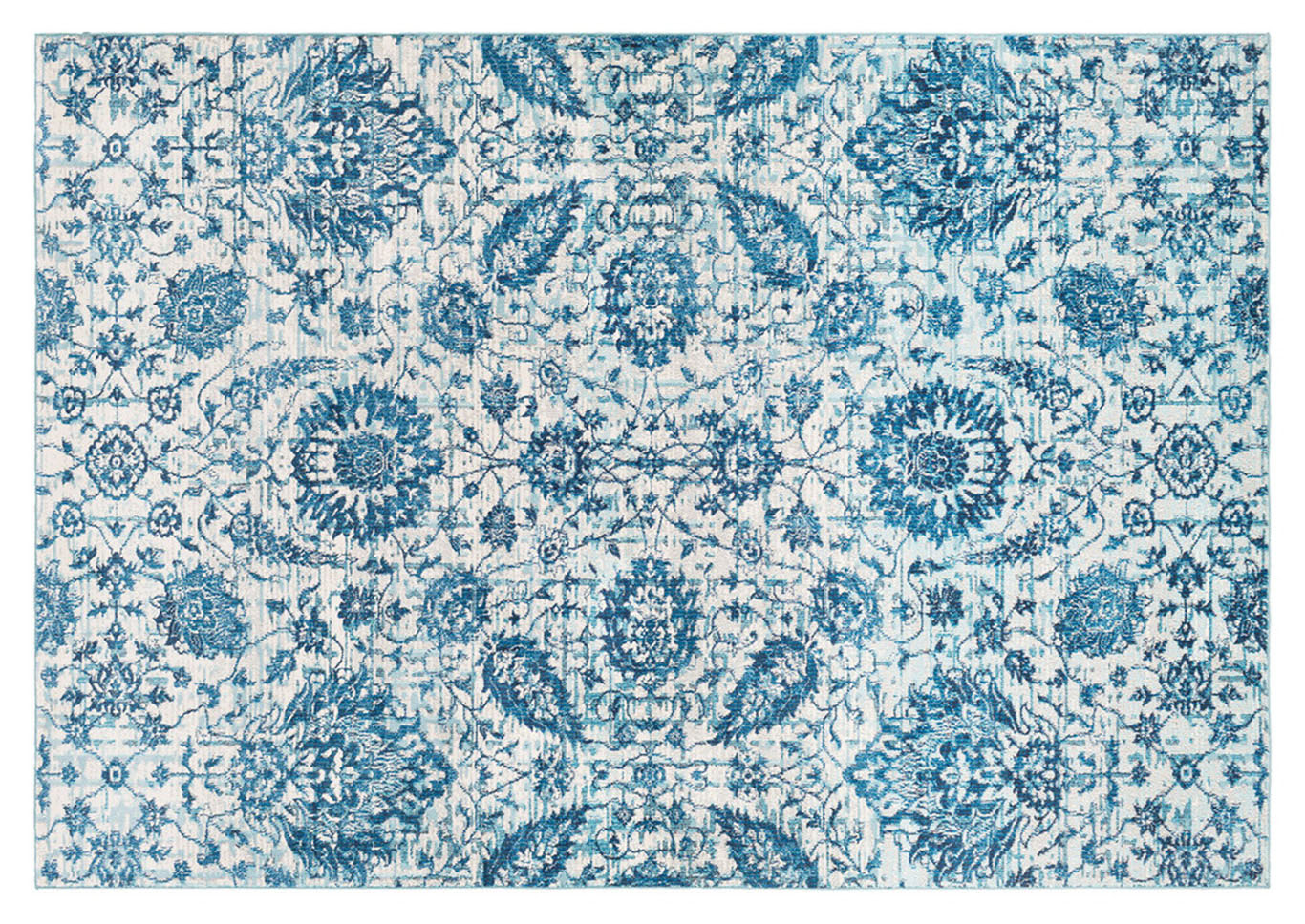 Aura Silk Blue Area Rug,Surya