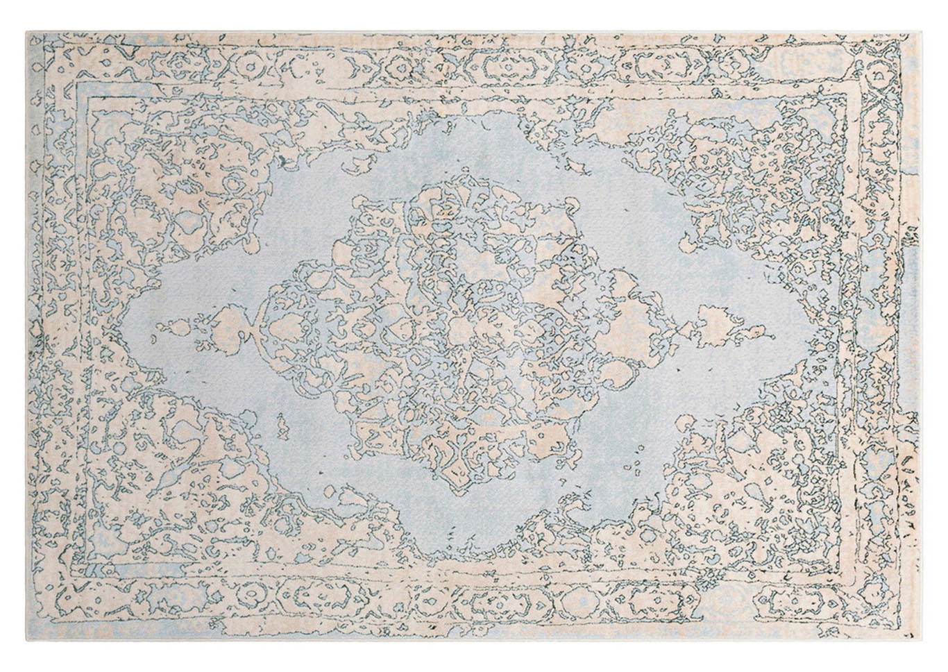 Asia Minor Blue Area Rug,Surya