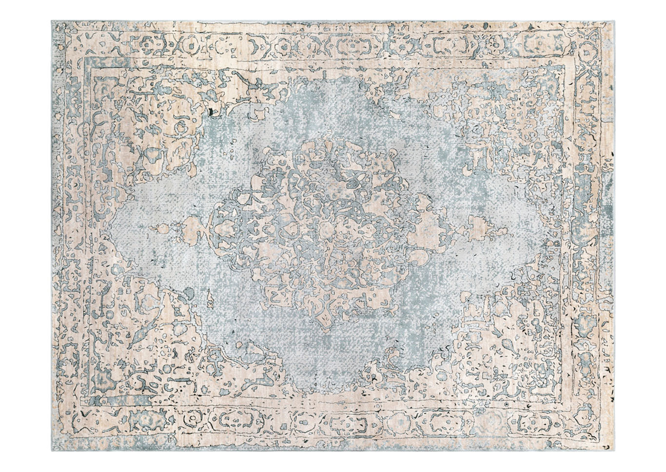 Asia Minor Blue Area Rug,Surya