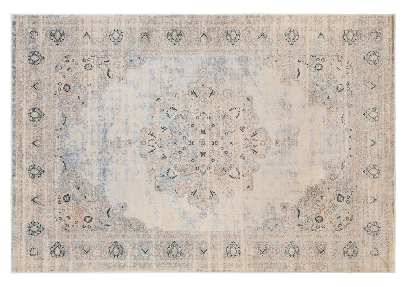 Asia Minor Gray Area Rug,Surya
