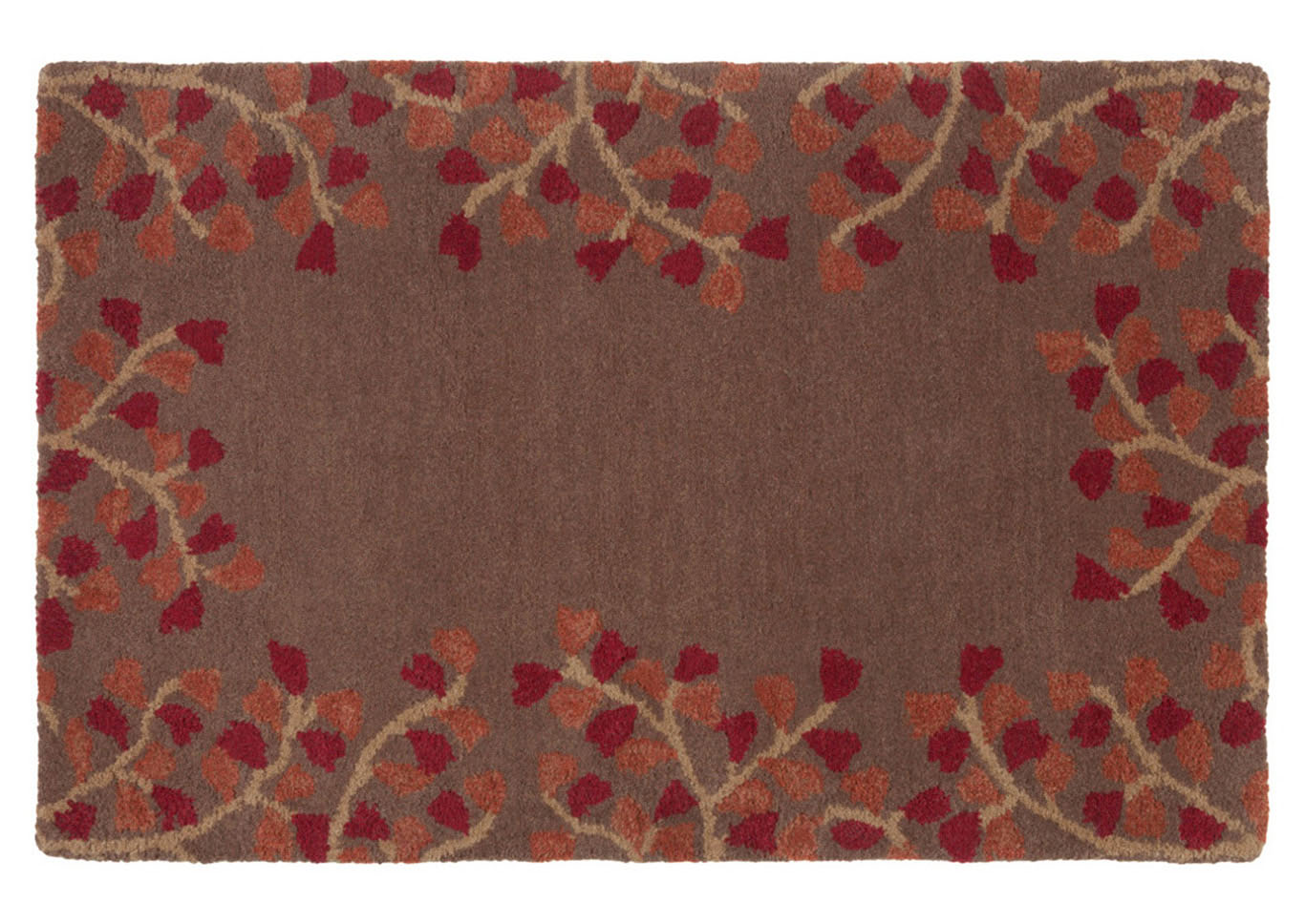 Athena Red Area Rug,Surya