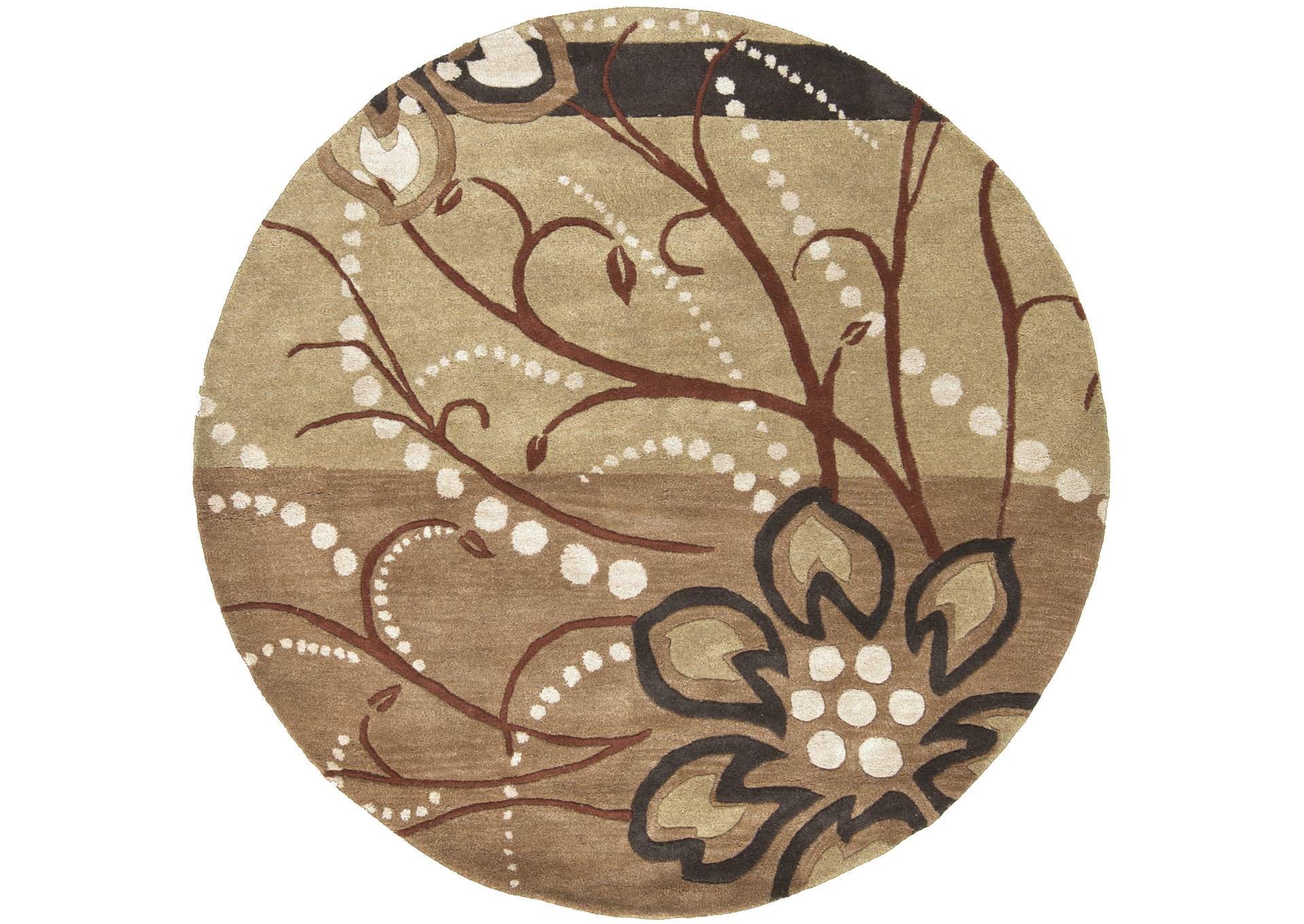Athena Brown Area Rug,Surya