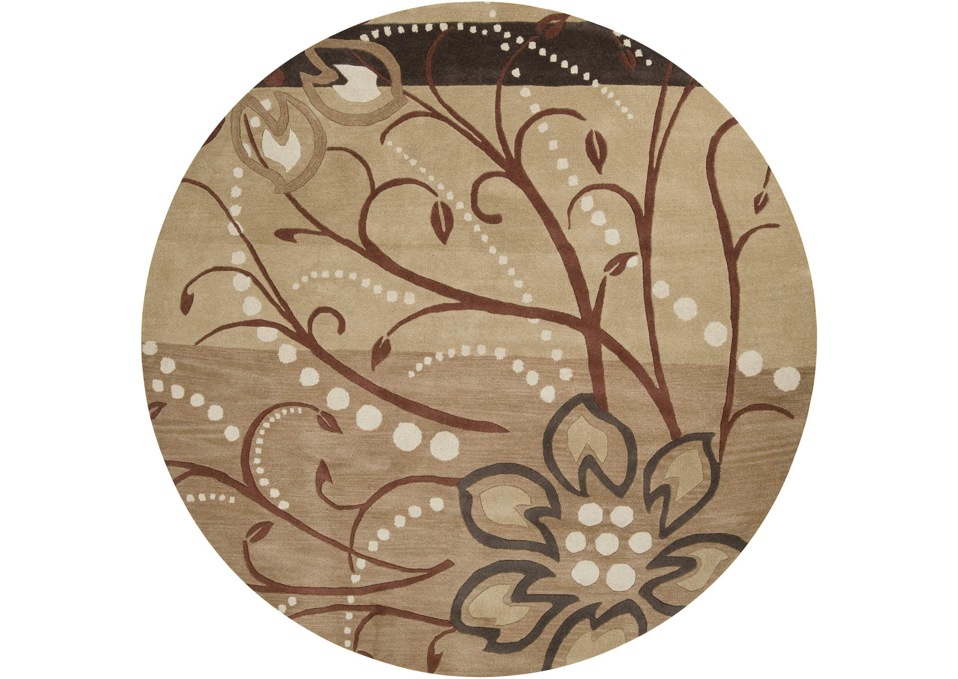 Athena Brown Area Rug,Surya
