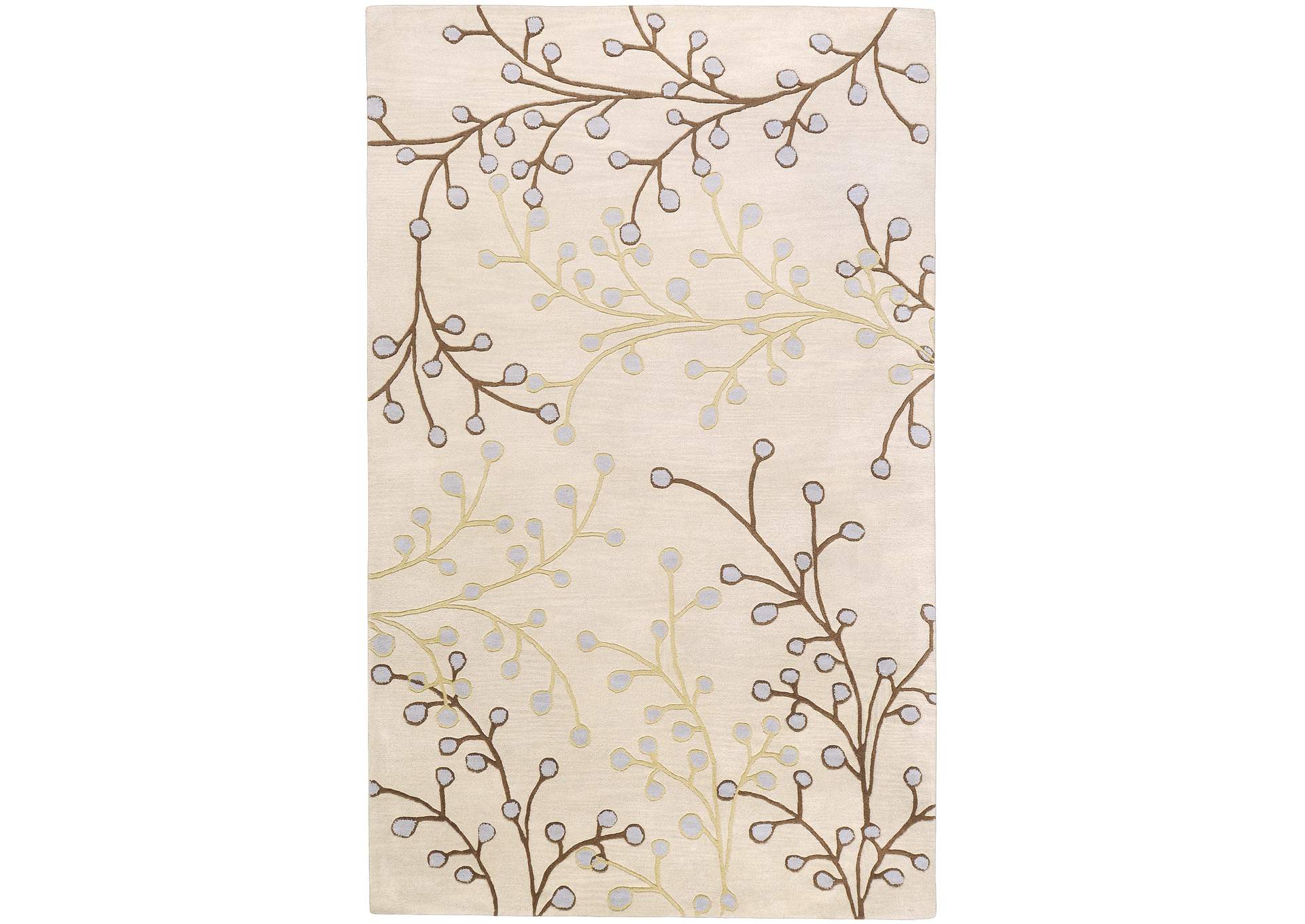 Athena Neutral Area Rug,Surya