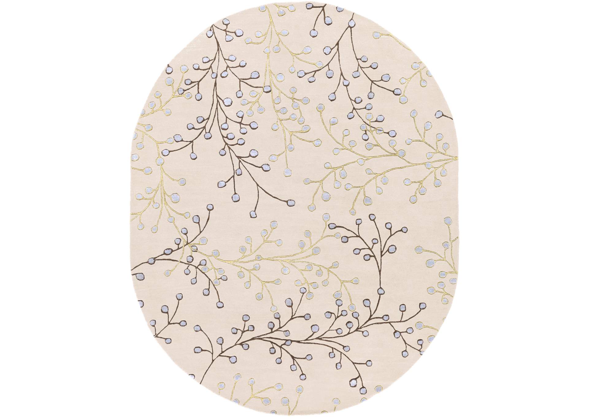 Athena Neutral Area Rug,Surya