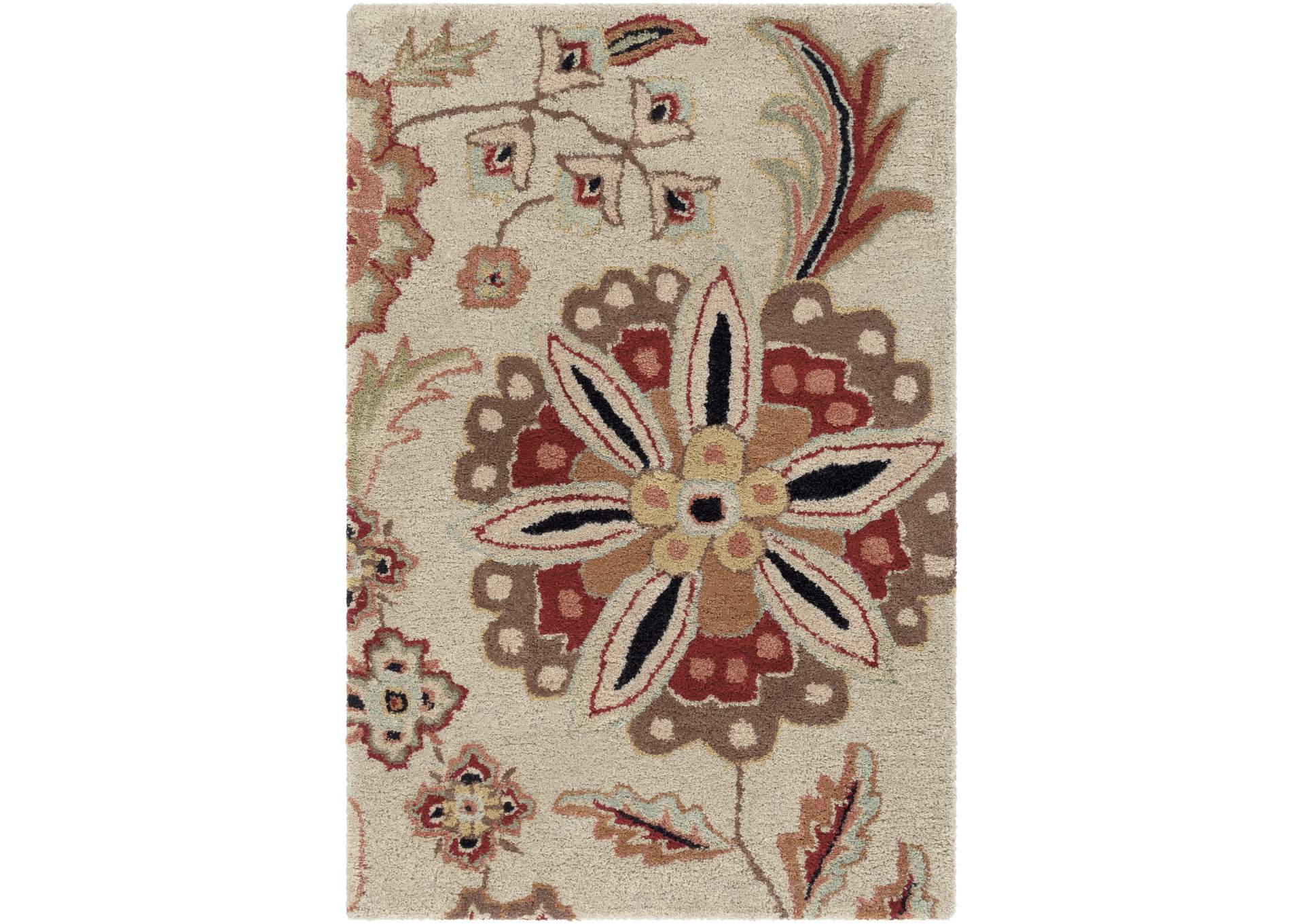 Athena Brown Area Rug,Surya