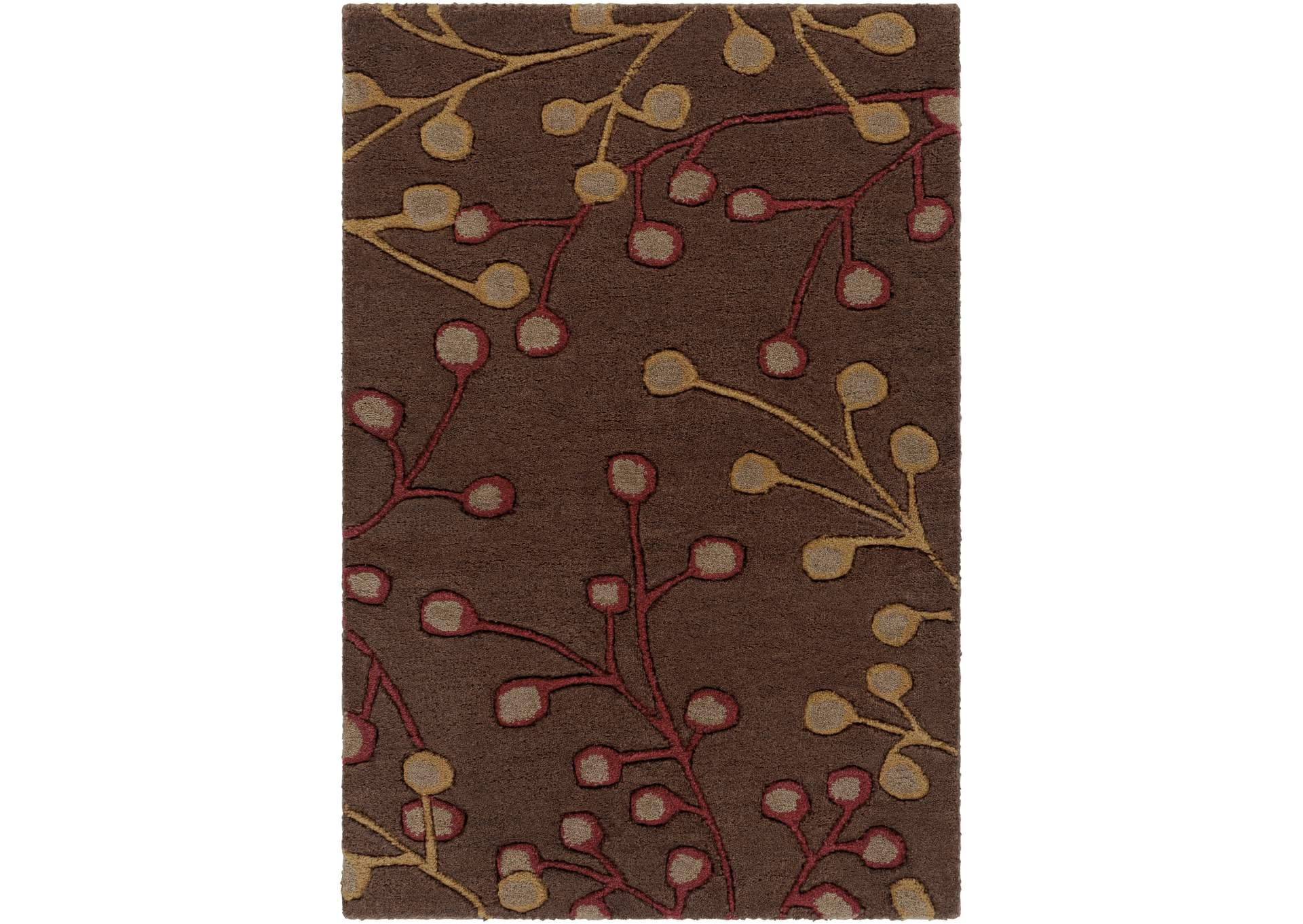 Athena Brown Area Rug,Surya