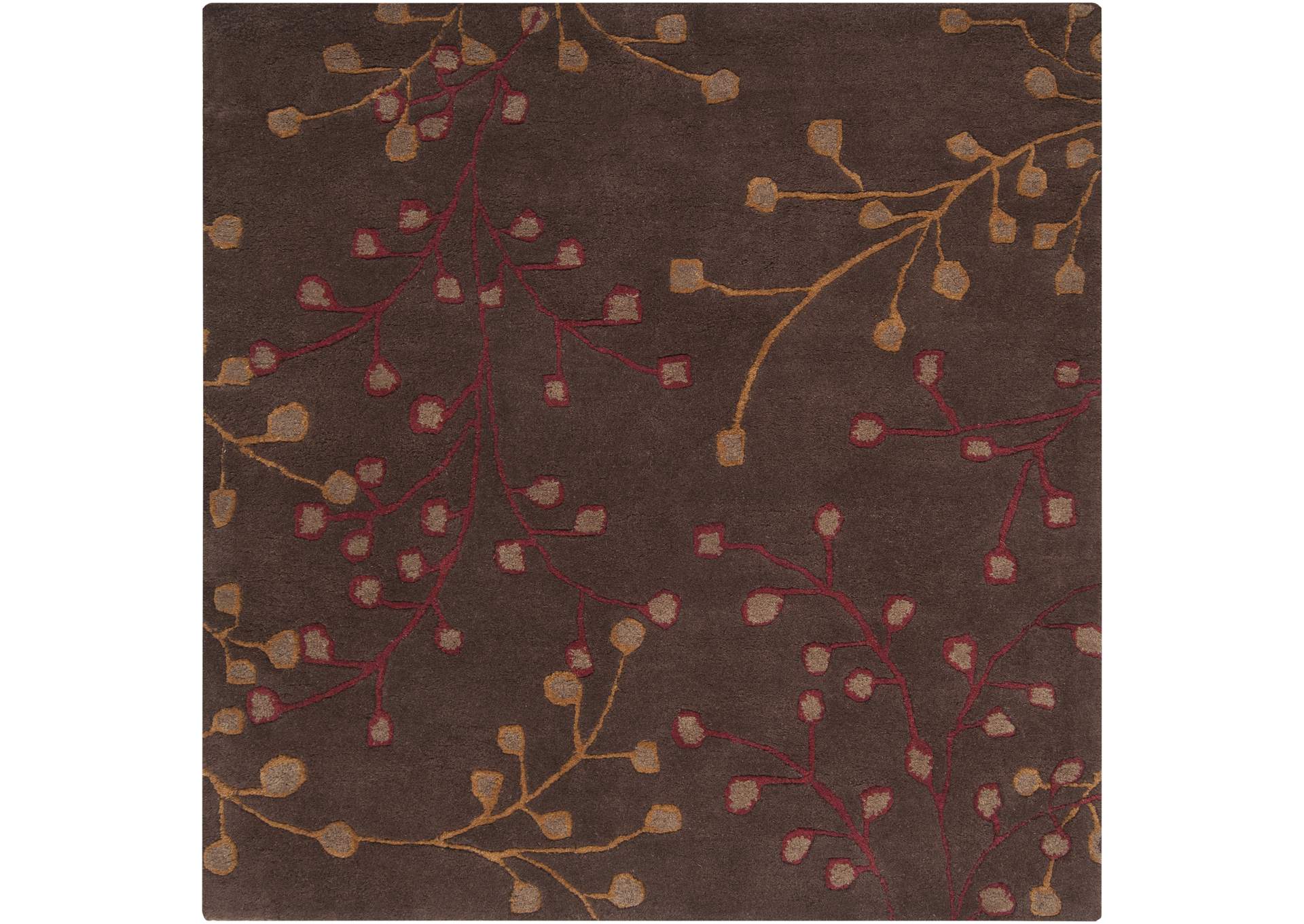Athena Brown Area Rug,Surya