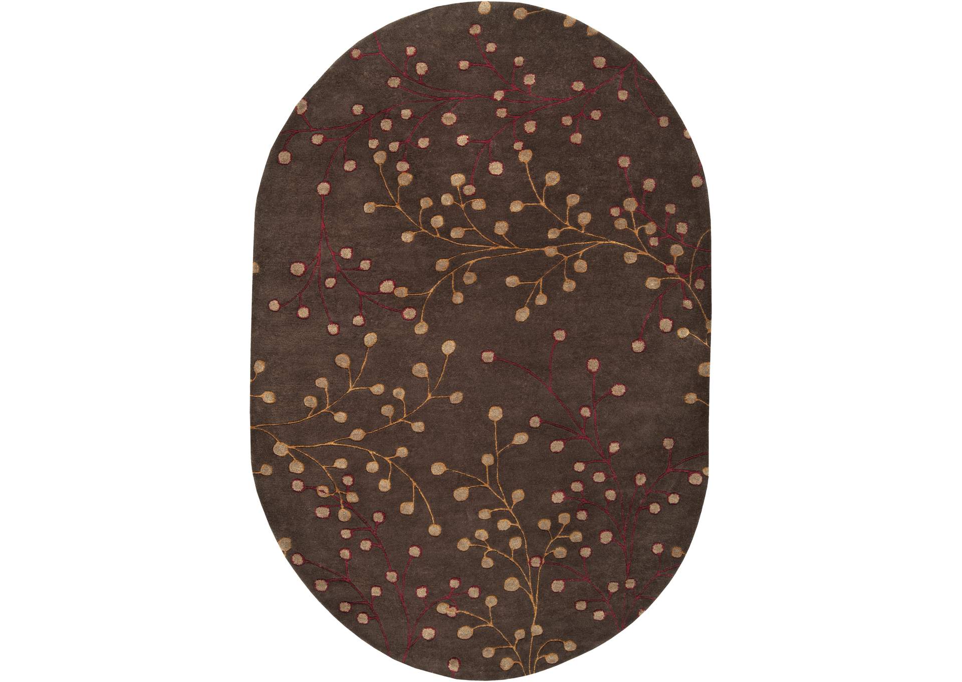 Athena Brown Area Rug,Surya
